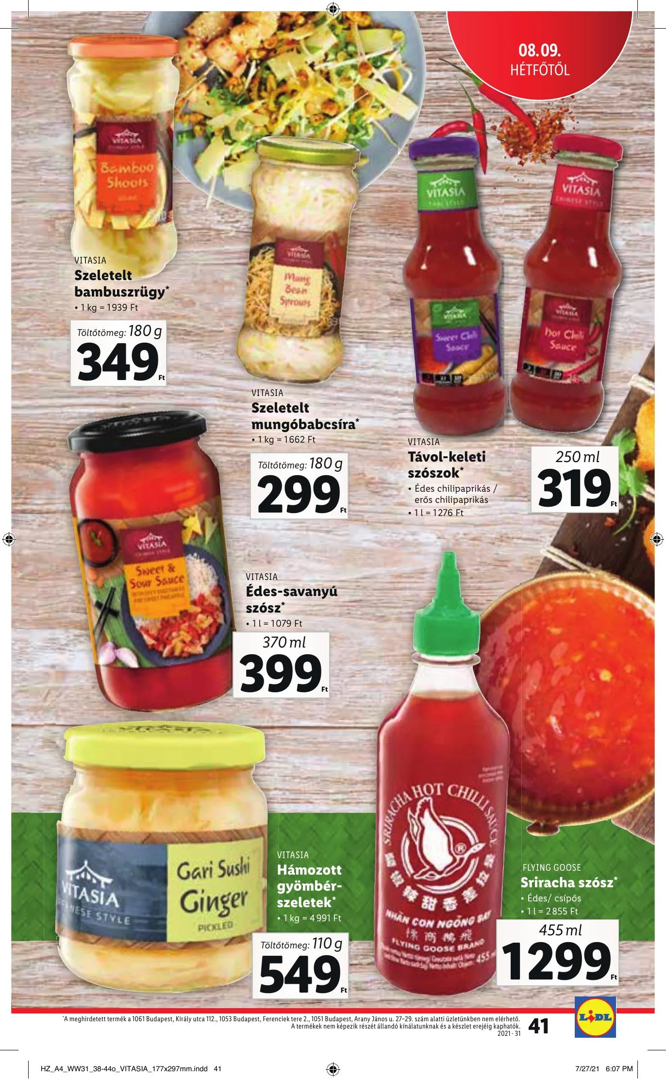 Lidl akciós újság 08.05–08.11 – 41. oldal