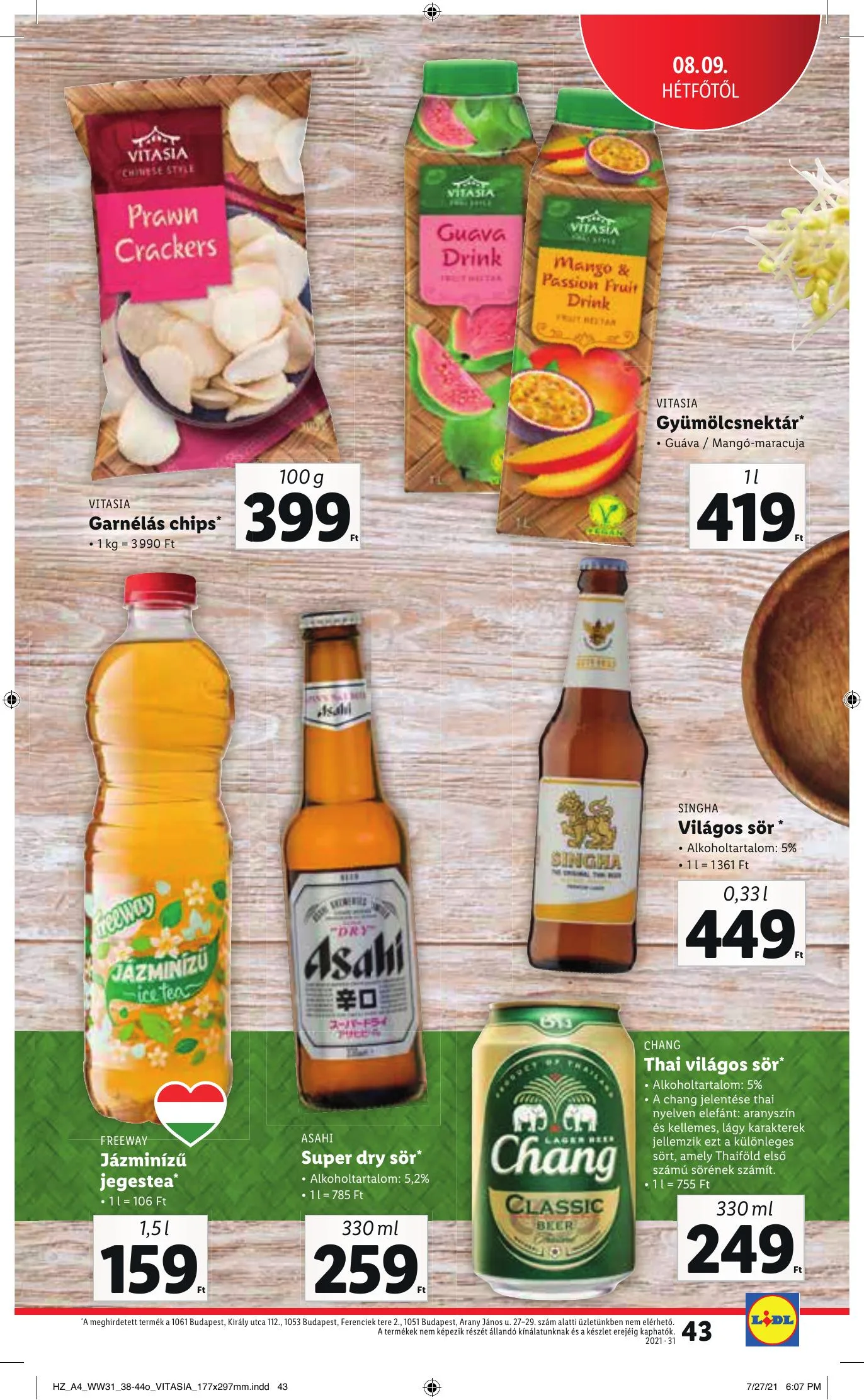 Lidl akciós újság 08.05–08.11 – 43. oldal
