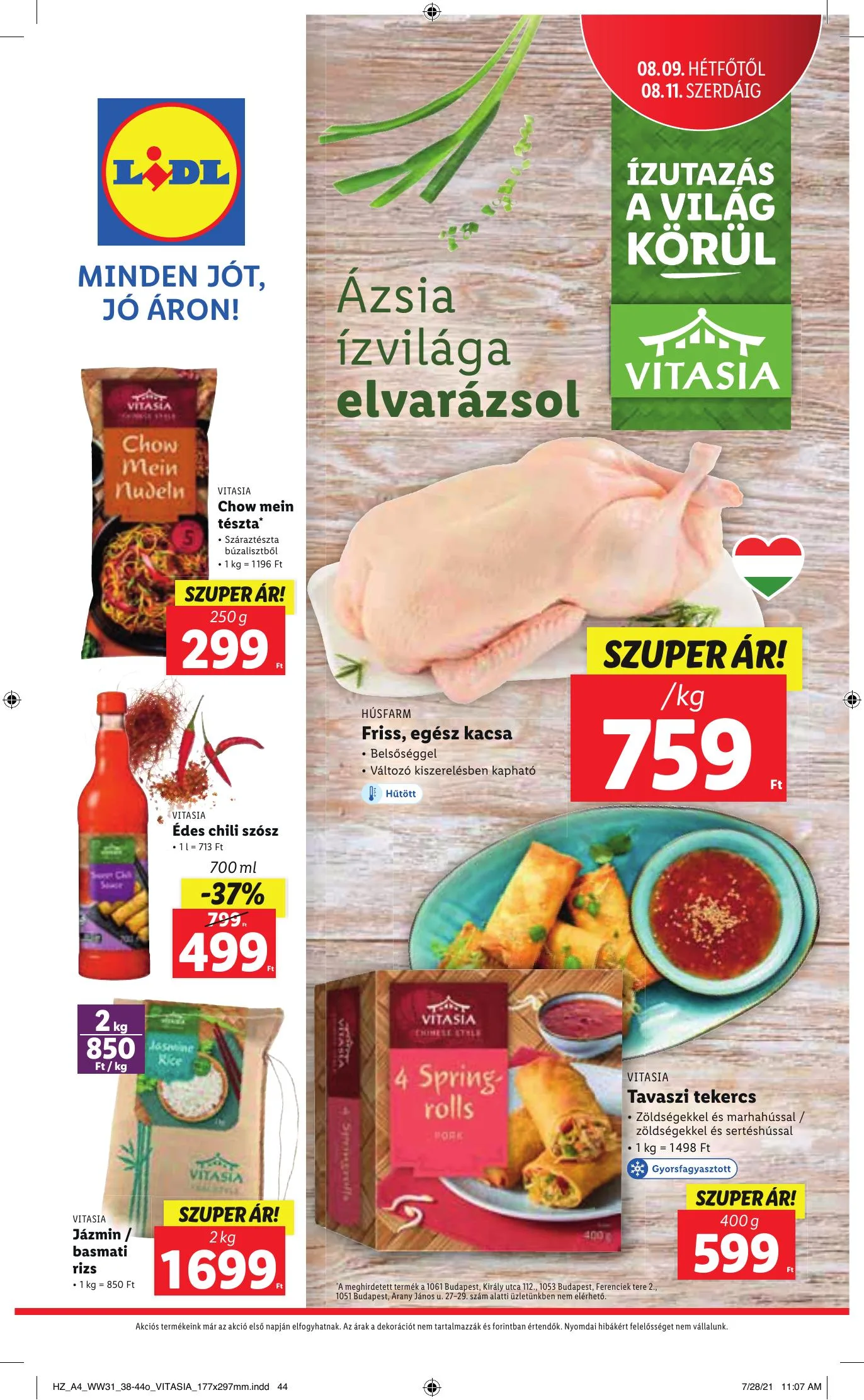 Lidl akciós újság 08.05–08.11 – 44. oldal