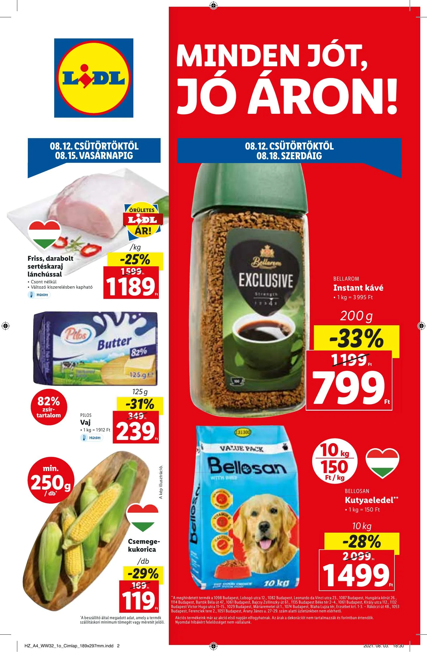 Lidl akciós újság 08.12–08.18