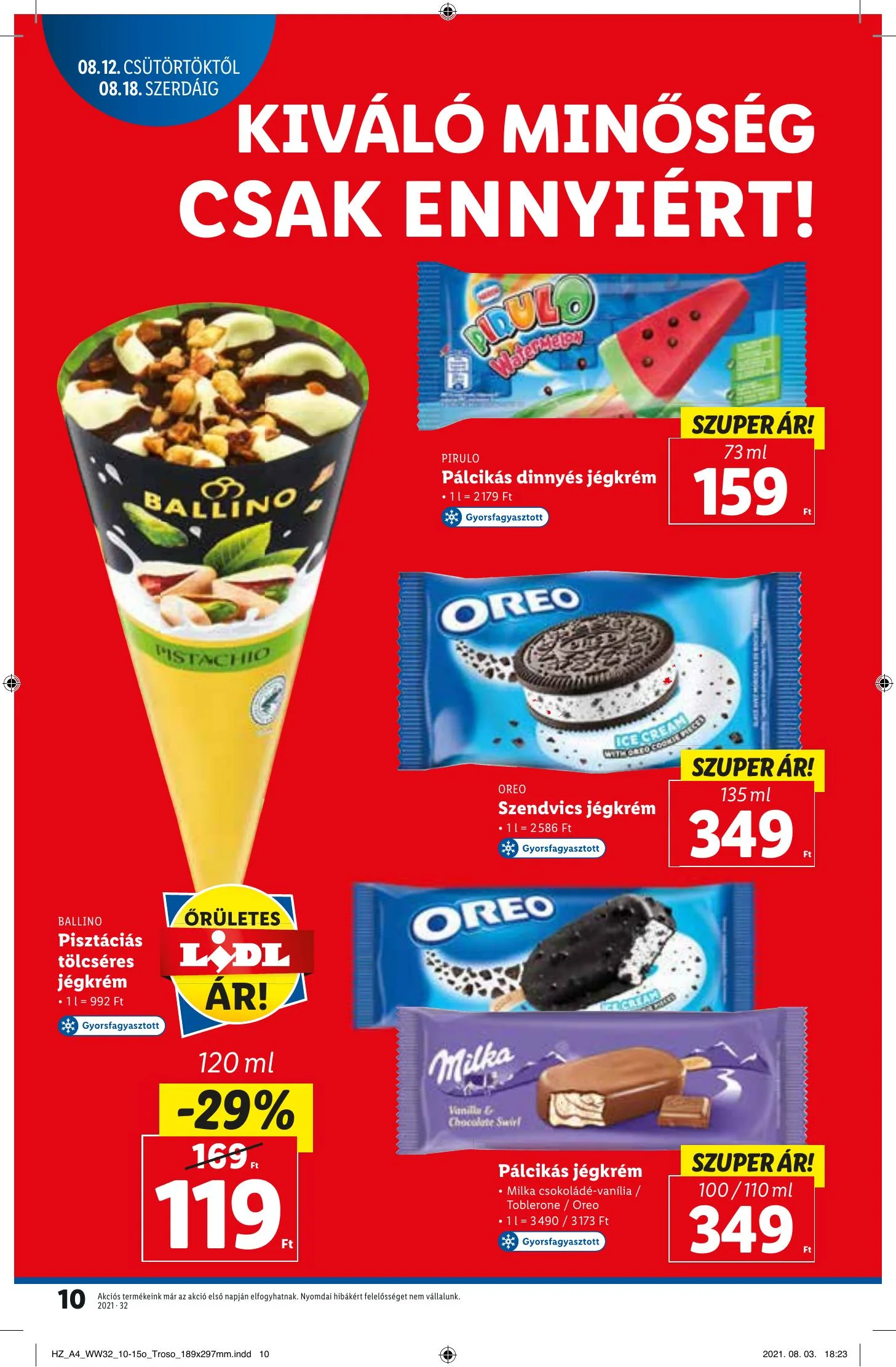 Lidl akciós újság 08.12–08.18 – 10. oldal