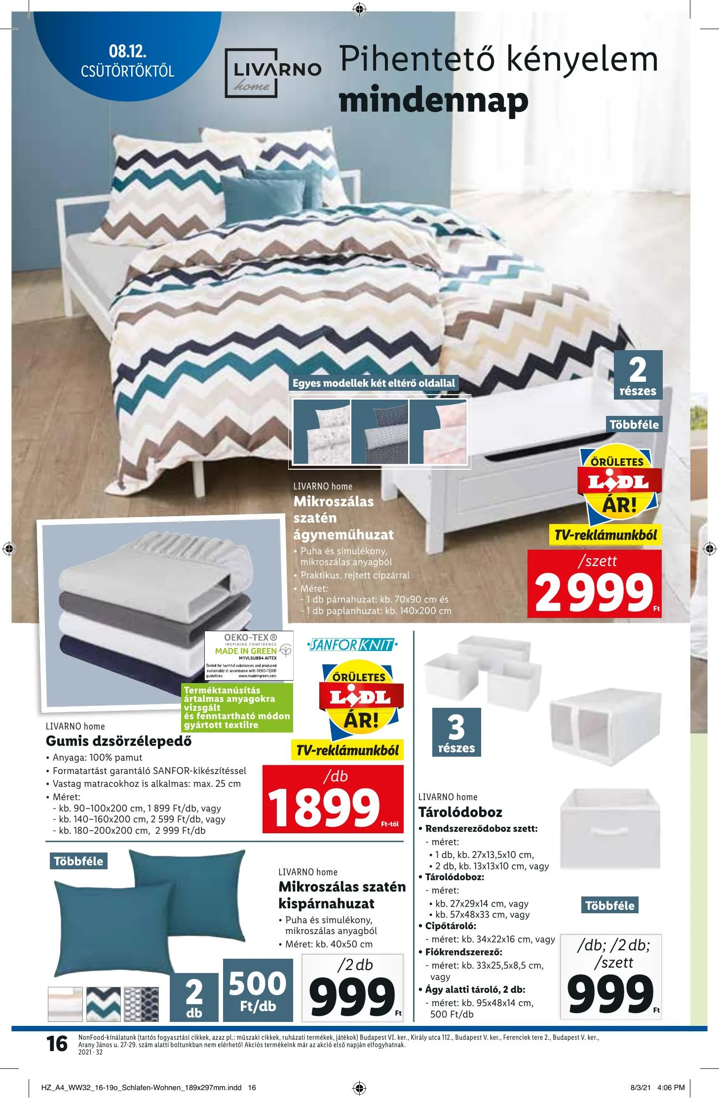 Lidl akciós újság 08.12–08.18 – 16. oldal