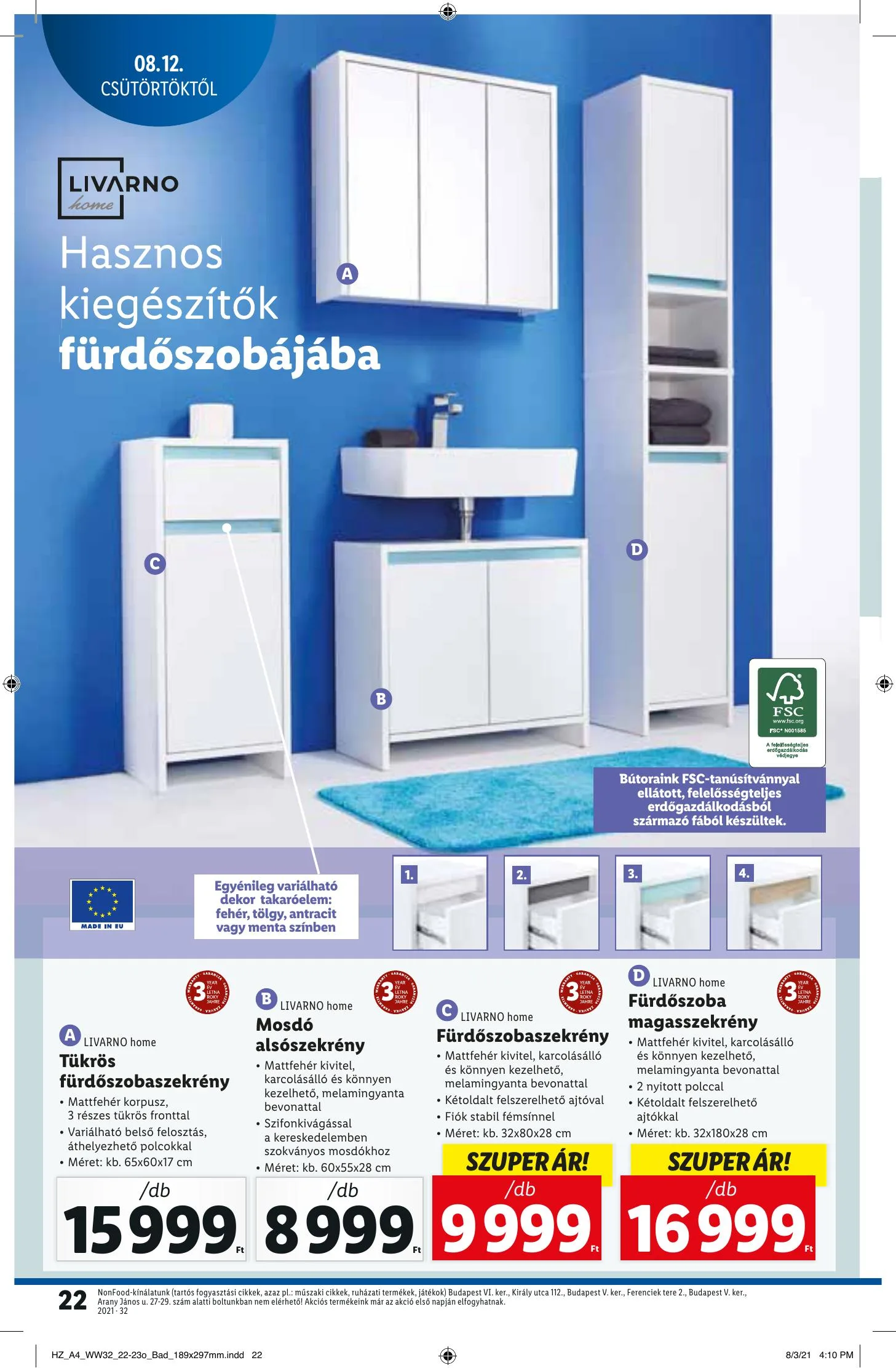 Lidl akciós újság 08.12–08.18 – 22. oldal