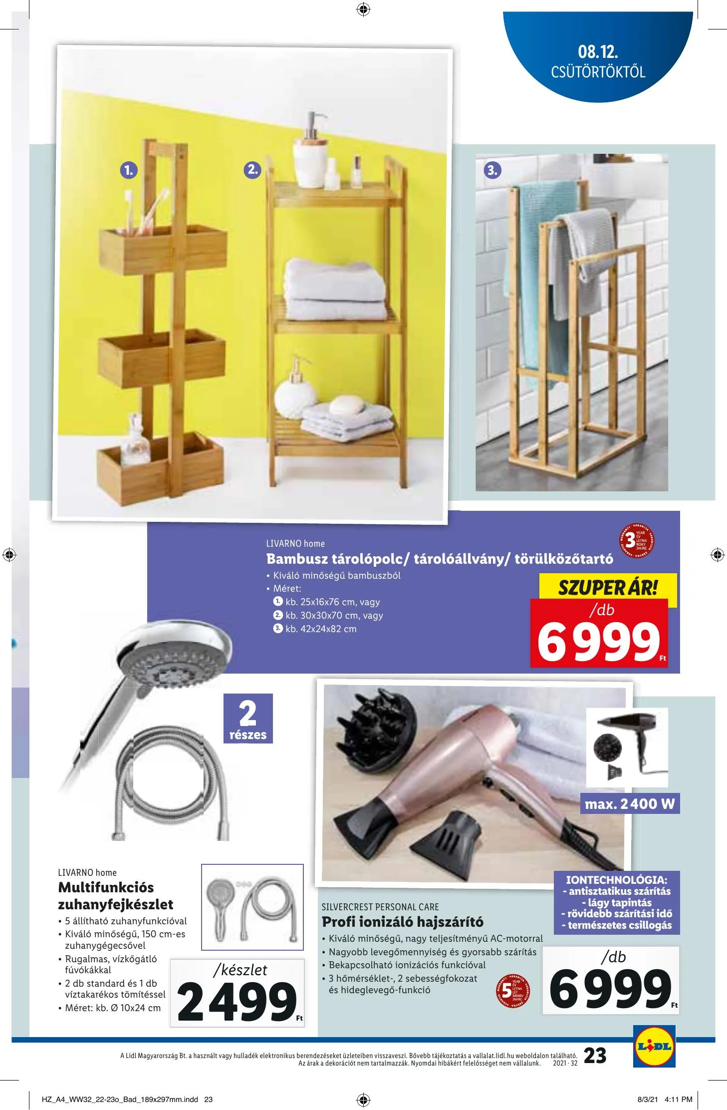 Lidl akciós újság 08.12–08.18 – 23. oldal