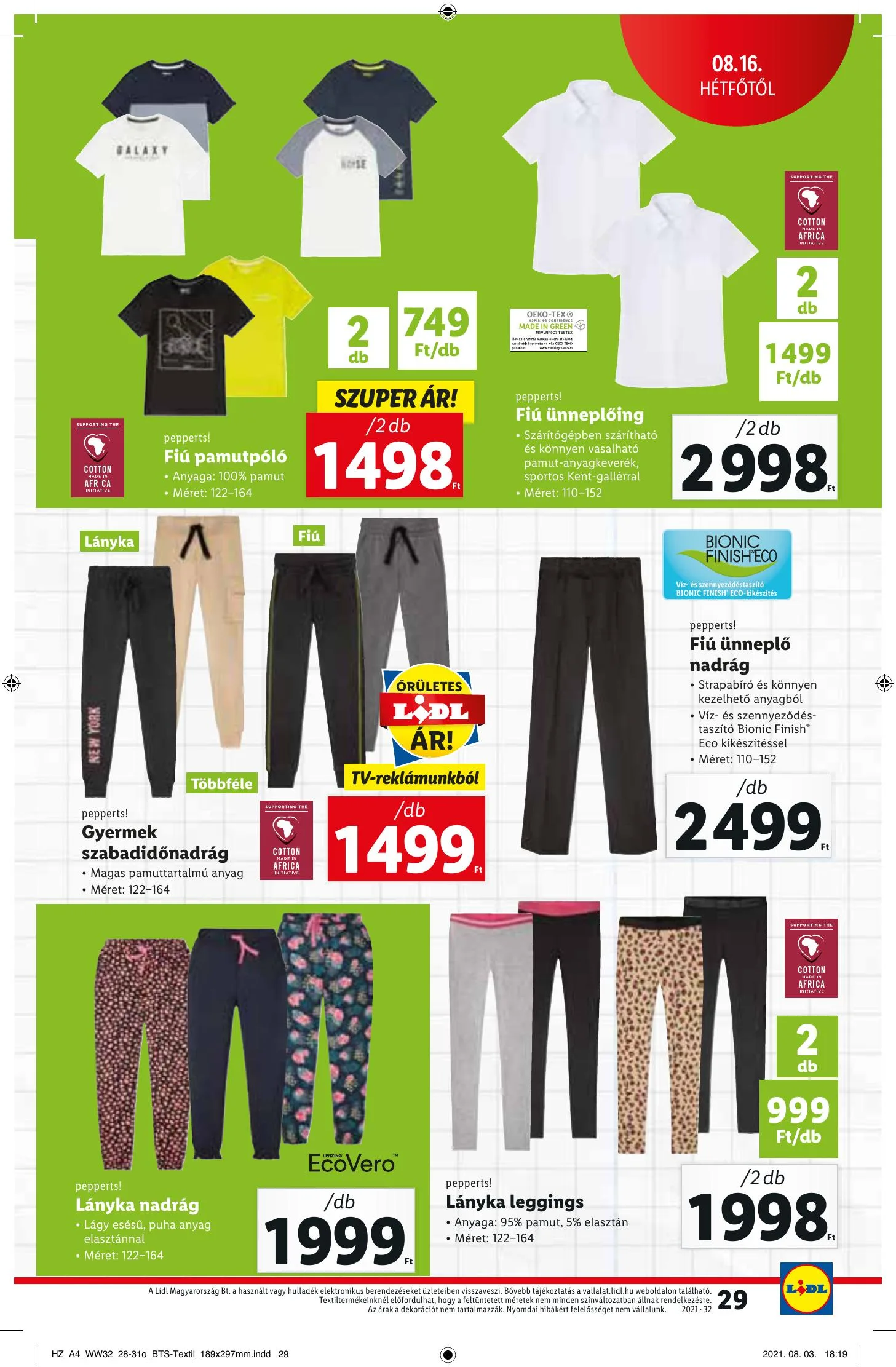 Lidl akciós újság 08.12–08.18 – 29. oldal