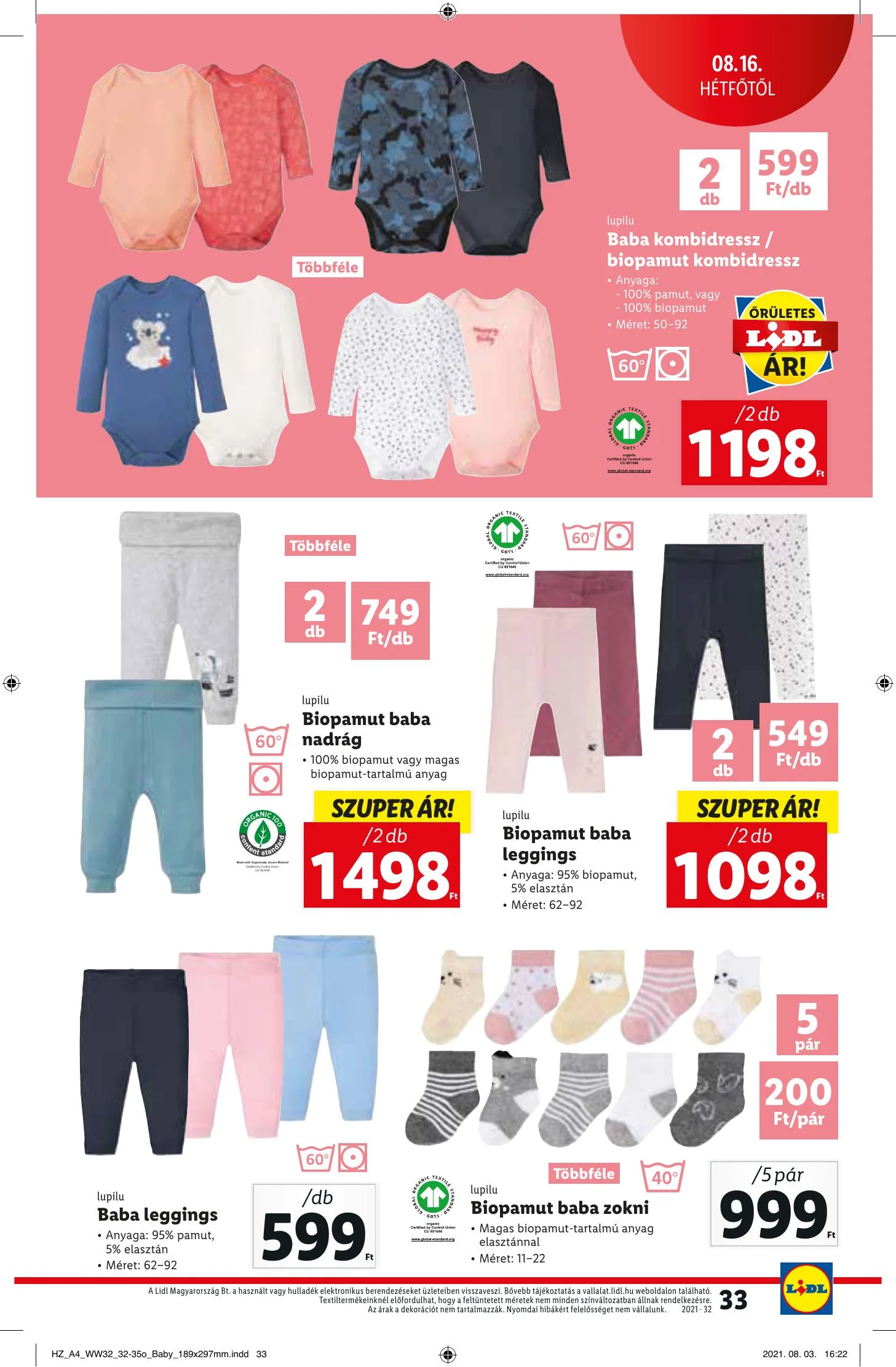 Lidl akciós újság 08.12–08.18 – 33. oldal