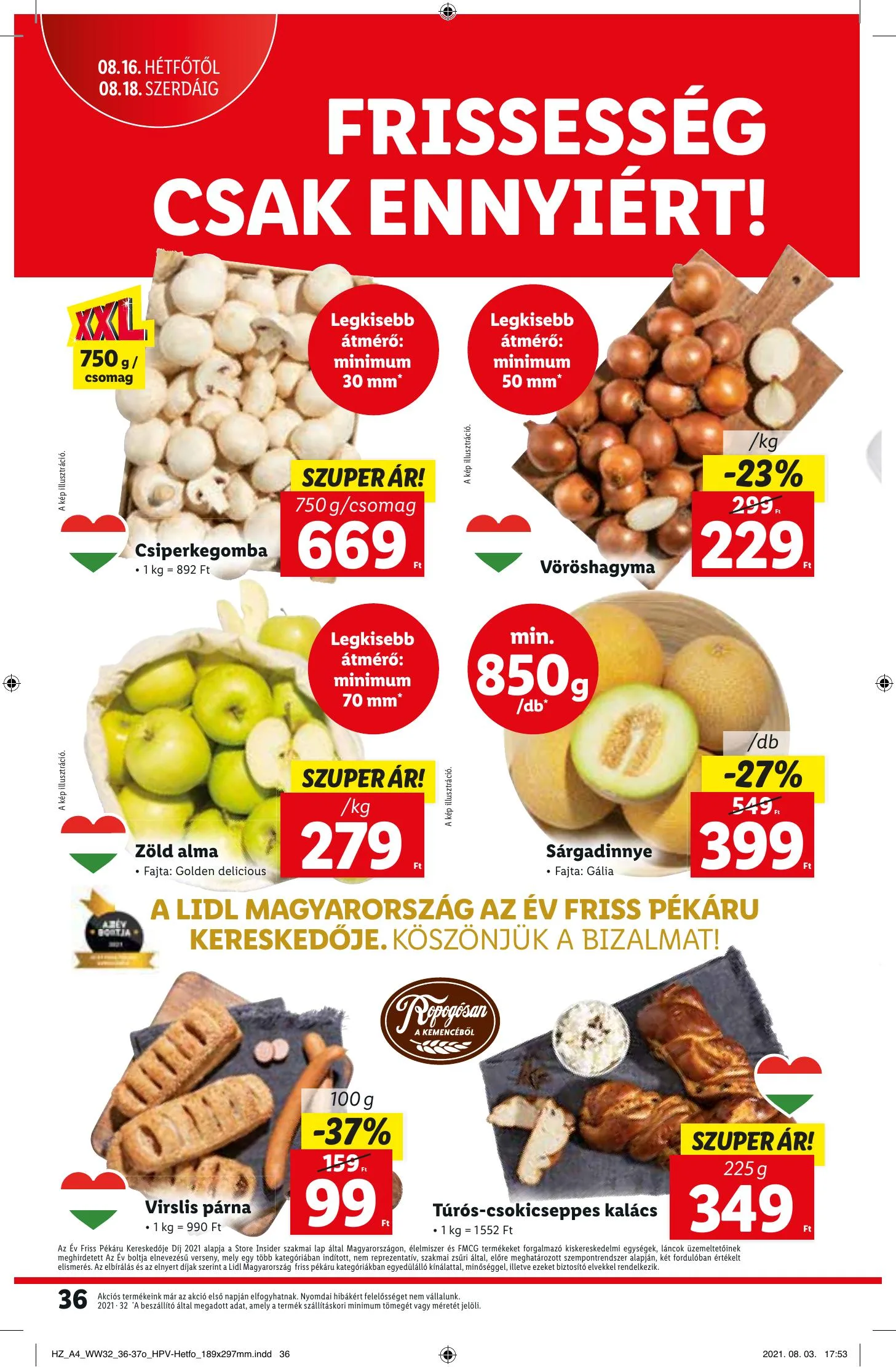 Lidl akciós újság 08.12–08.18 – 36. oldal