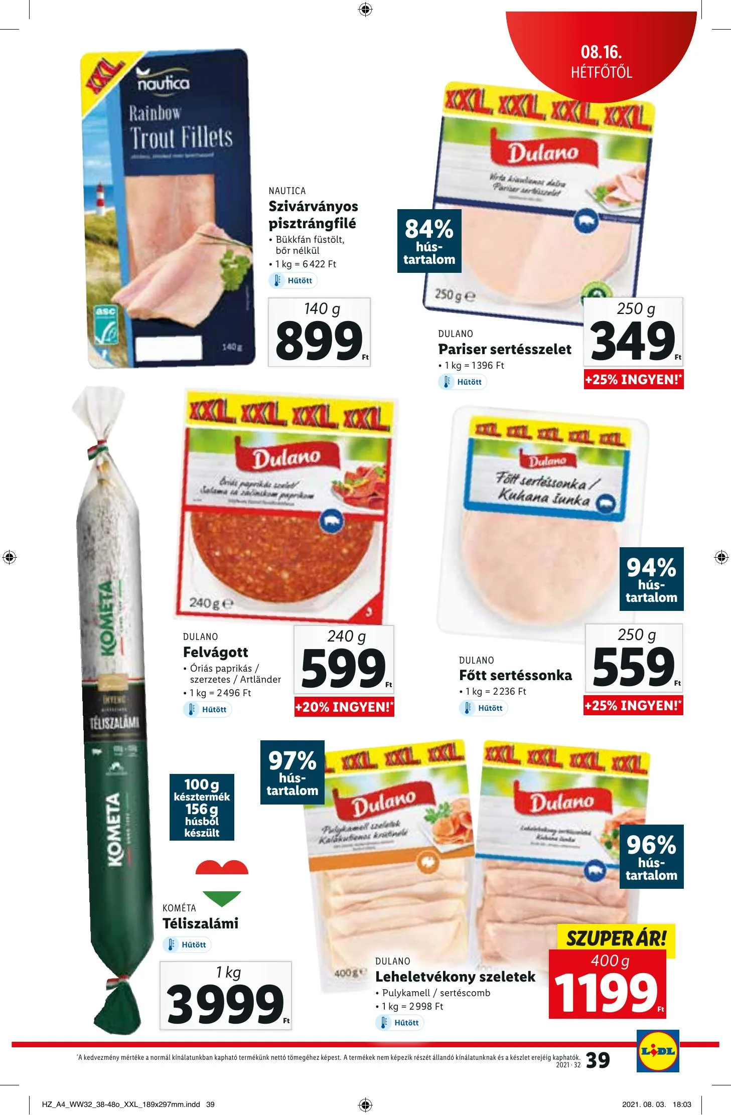 Lidl akciós újság 08.12–08.18 – 39. oldal