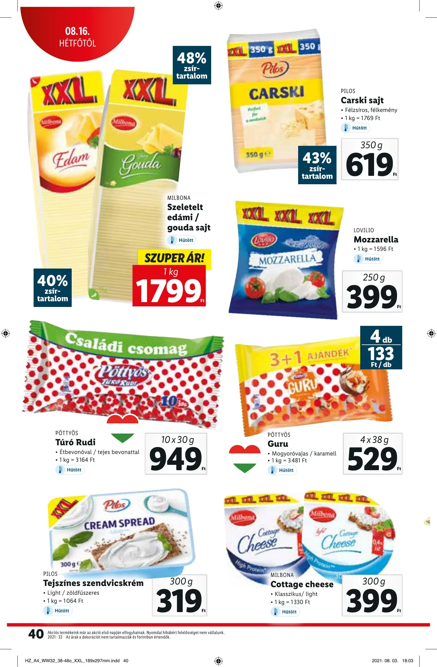 Lidl akciós újság 08.12–08.18 – 40. oldal
