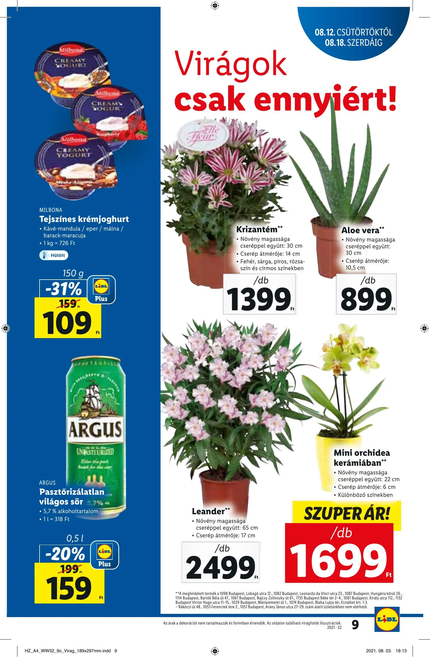 Lidl akciós újság 08.12–08.18 – 9. oldal