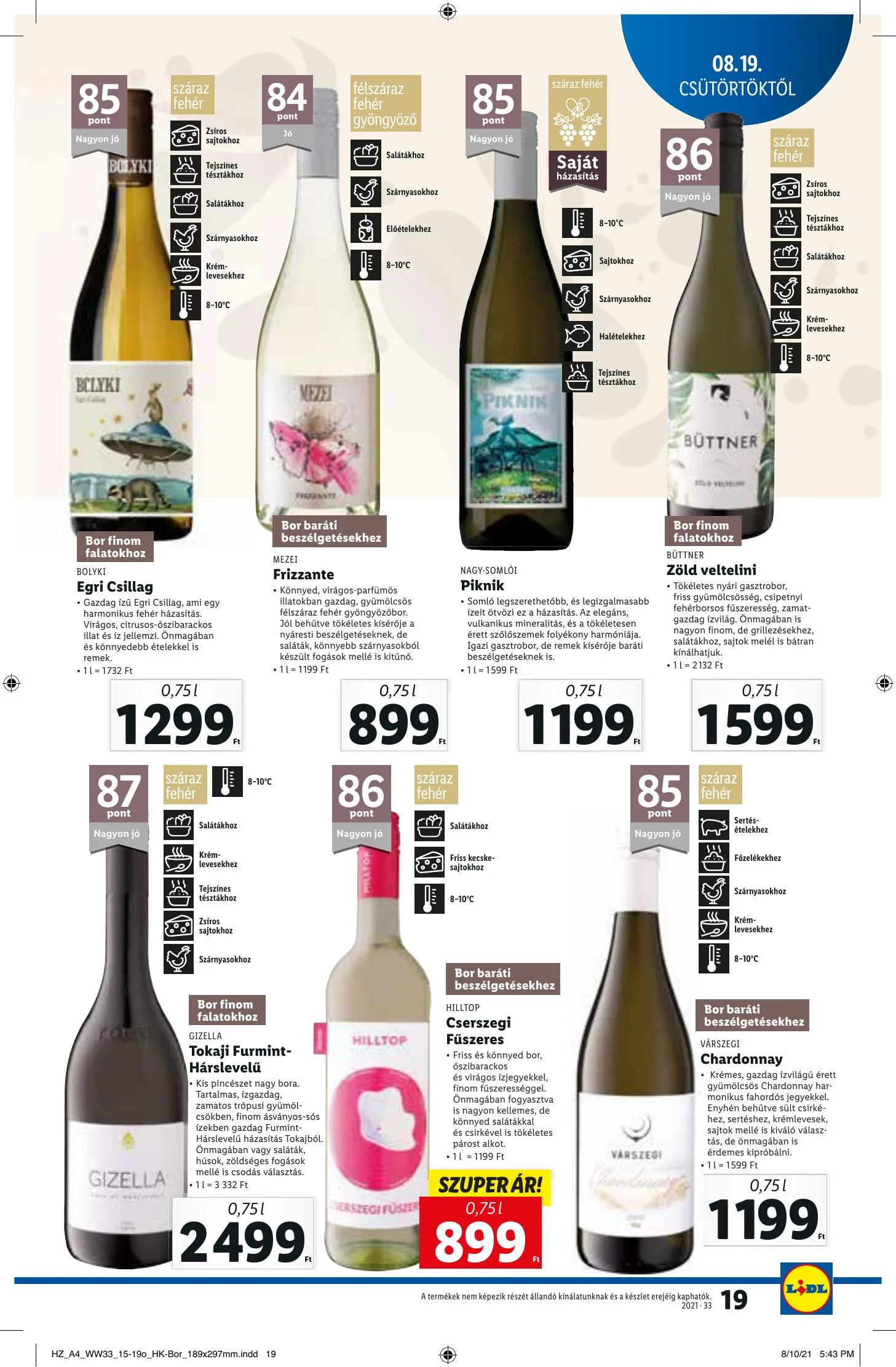 Lidl akciós újság 08.19–08.25 – 19. oldal