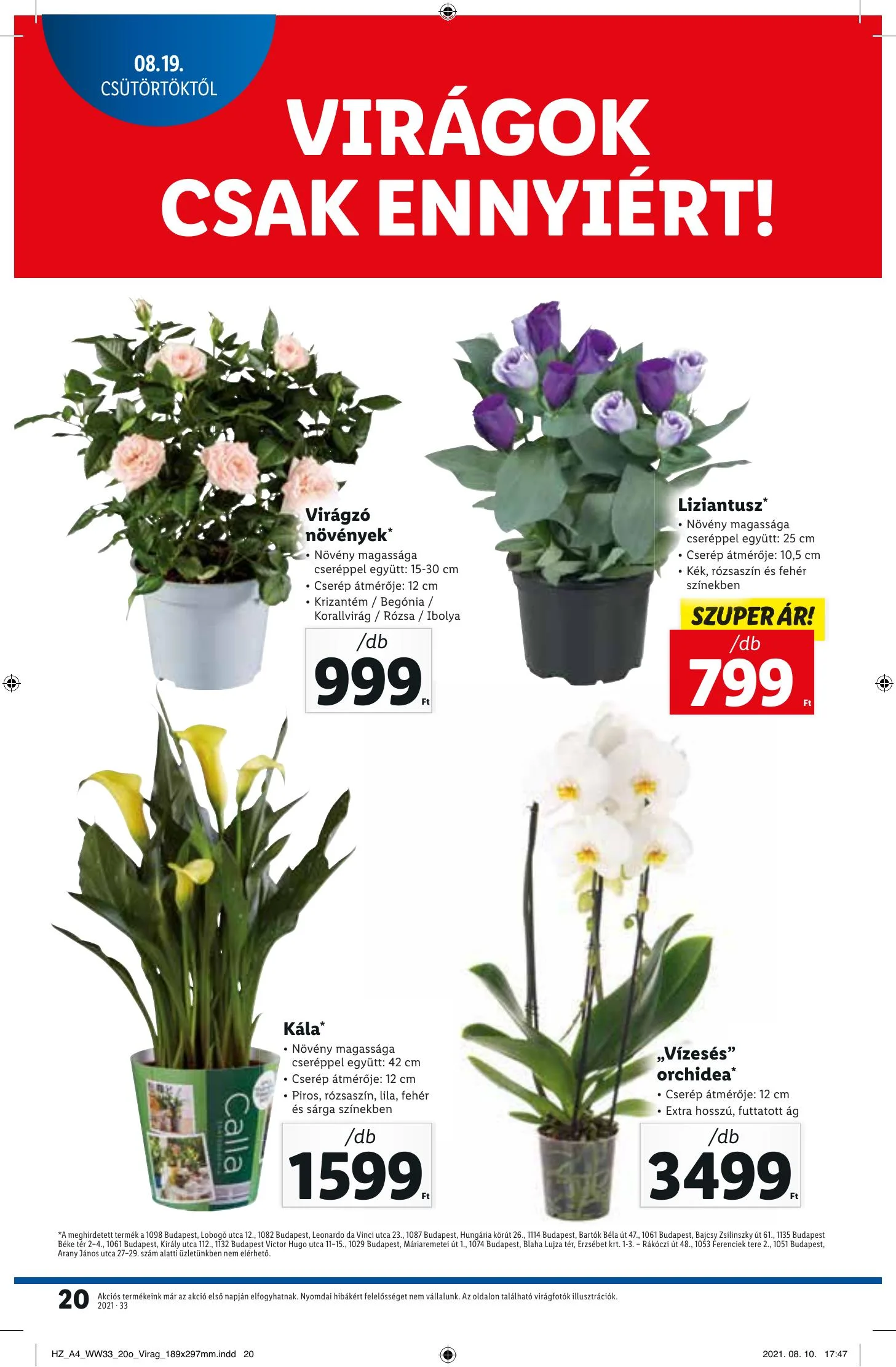 Lidl akciós újság 08.19–08.25 – 20. oldal