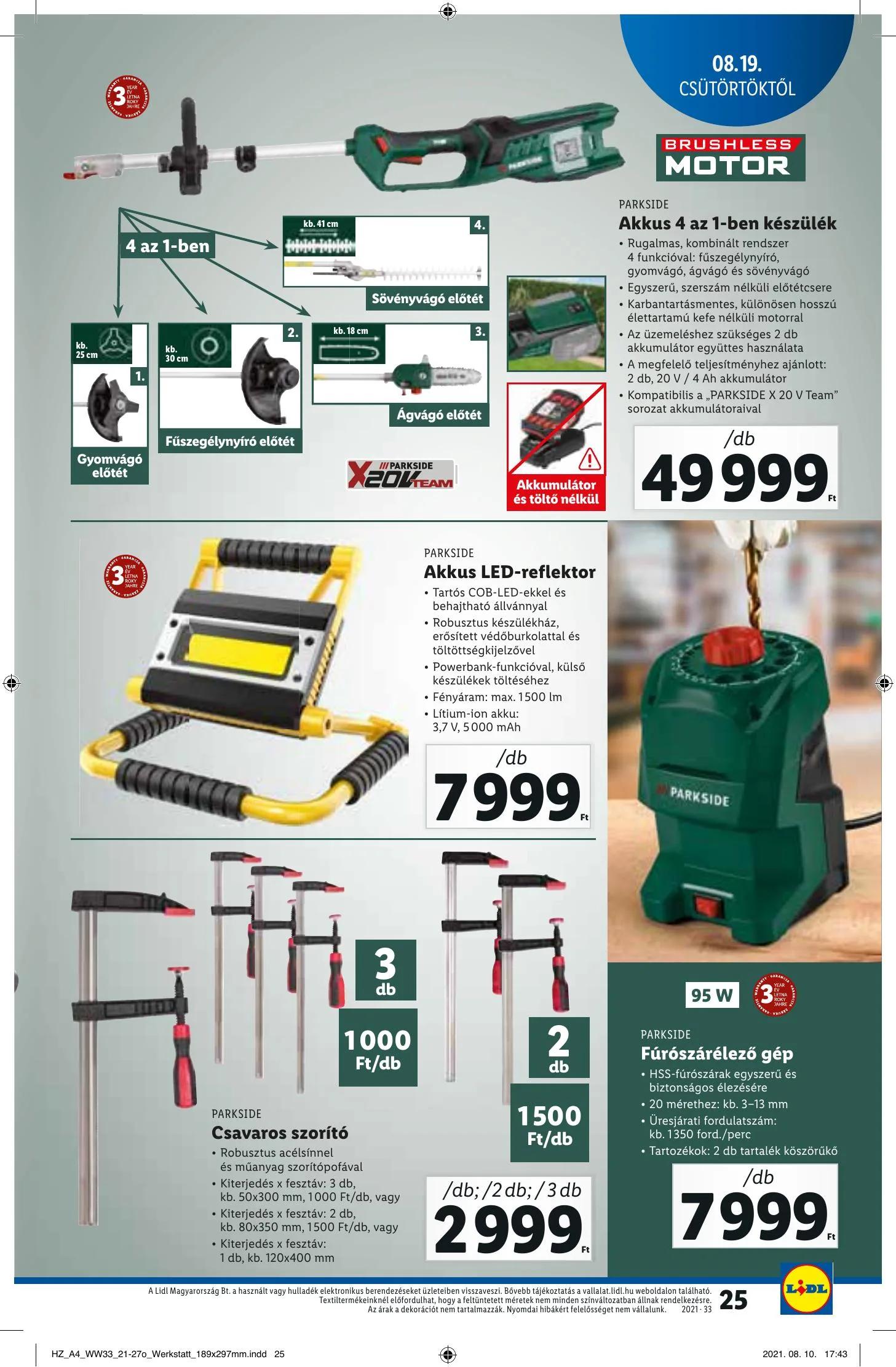 Lidl akciós újság 08.19–08.25 – 25. oldal