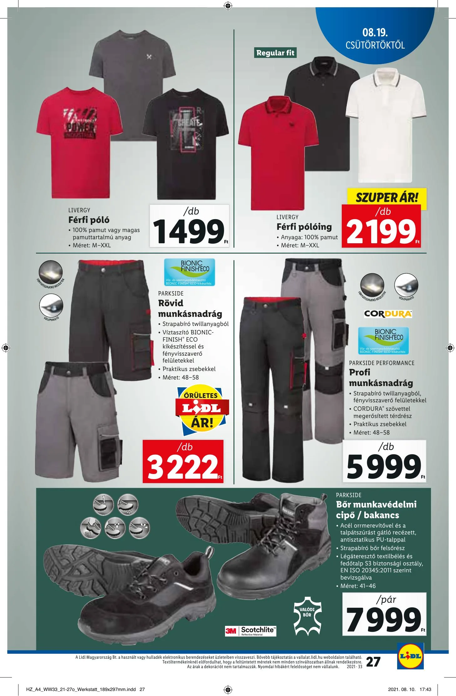 Lidl akciós újság 08.19–08.25 – 27. oldal