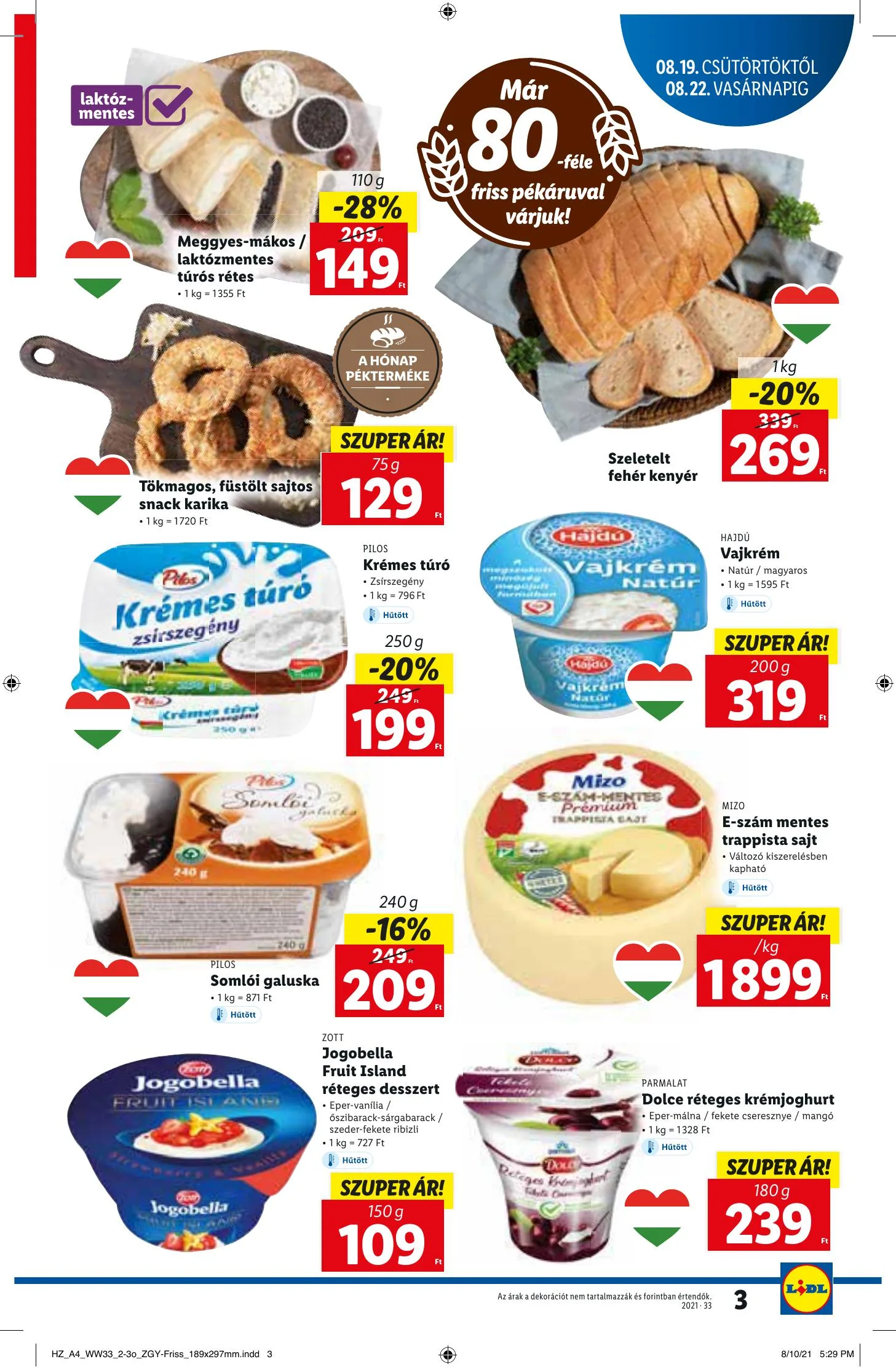 Lidl akciós újság 08.19–08.25 – 3. oldal