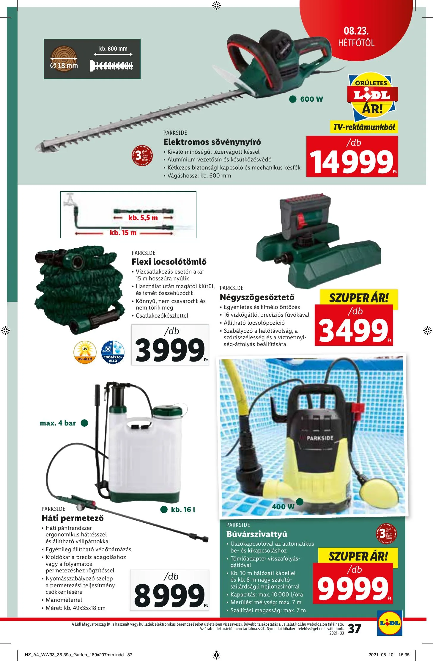 Lidl akciós újság 08.19–08.25 – 37. oldal