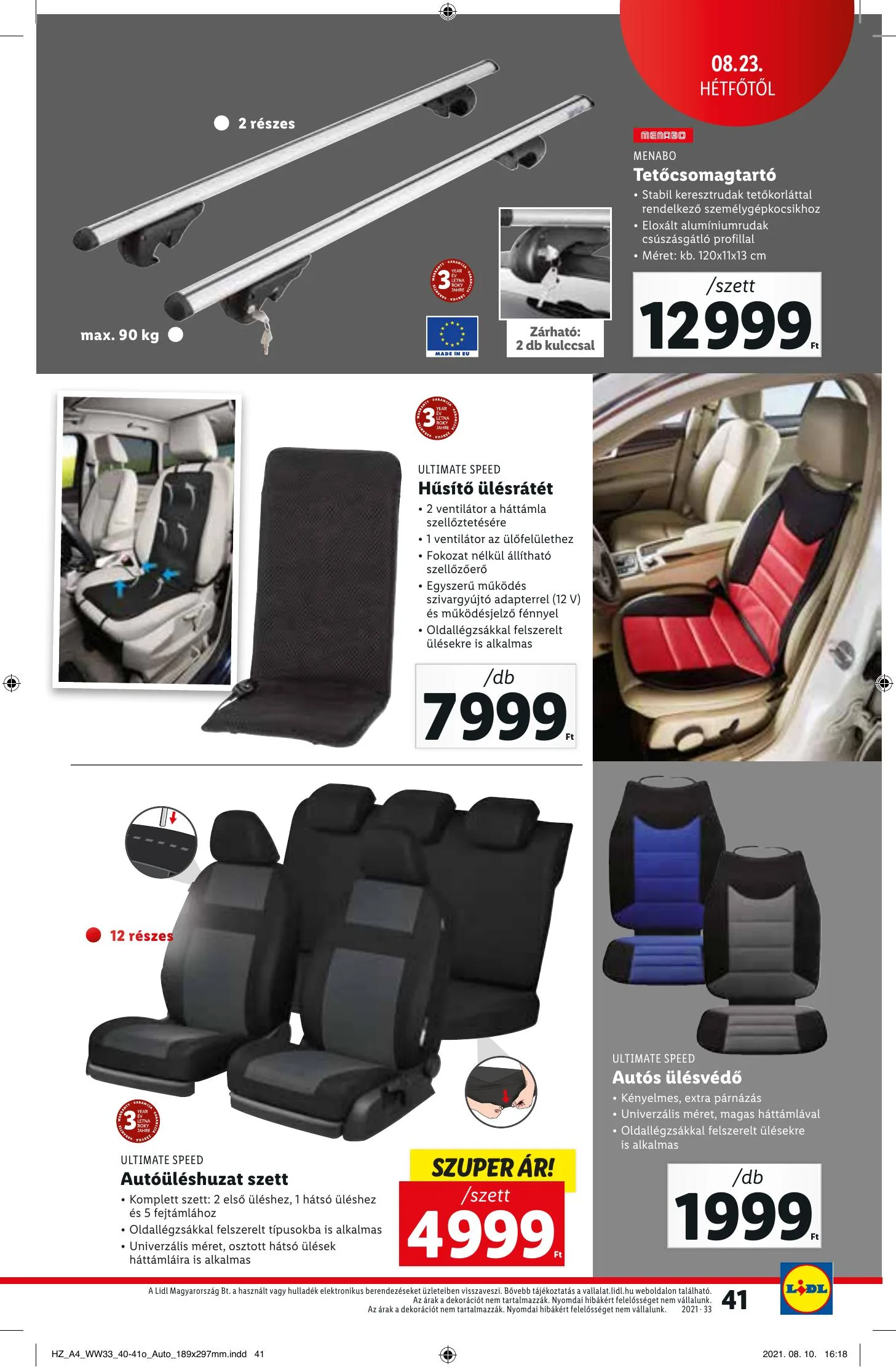 Lidl akciós újság 08.19–08.25 – 41. oldal