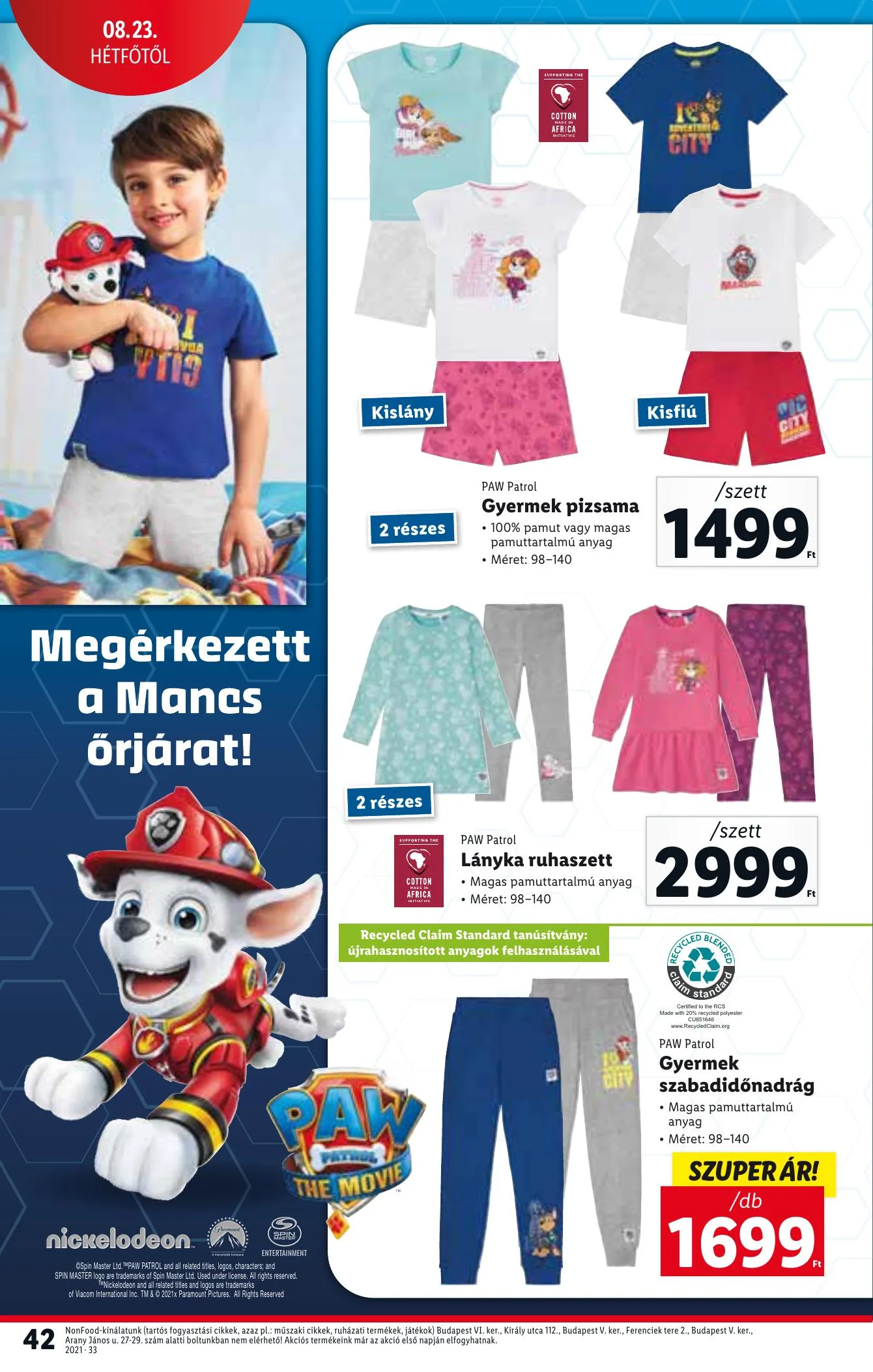 Lidl akciós újság 08.19–08.25 – 42. oldal