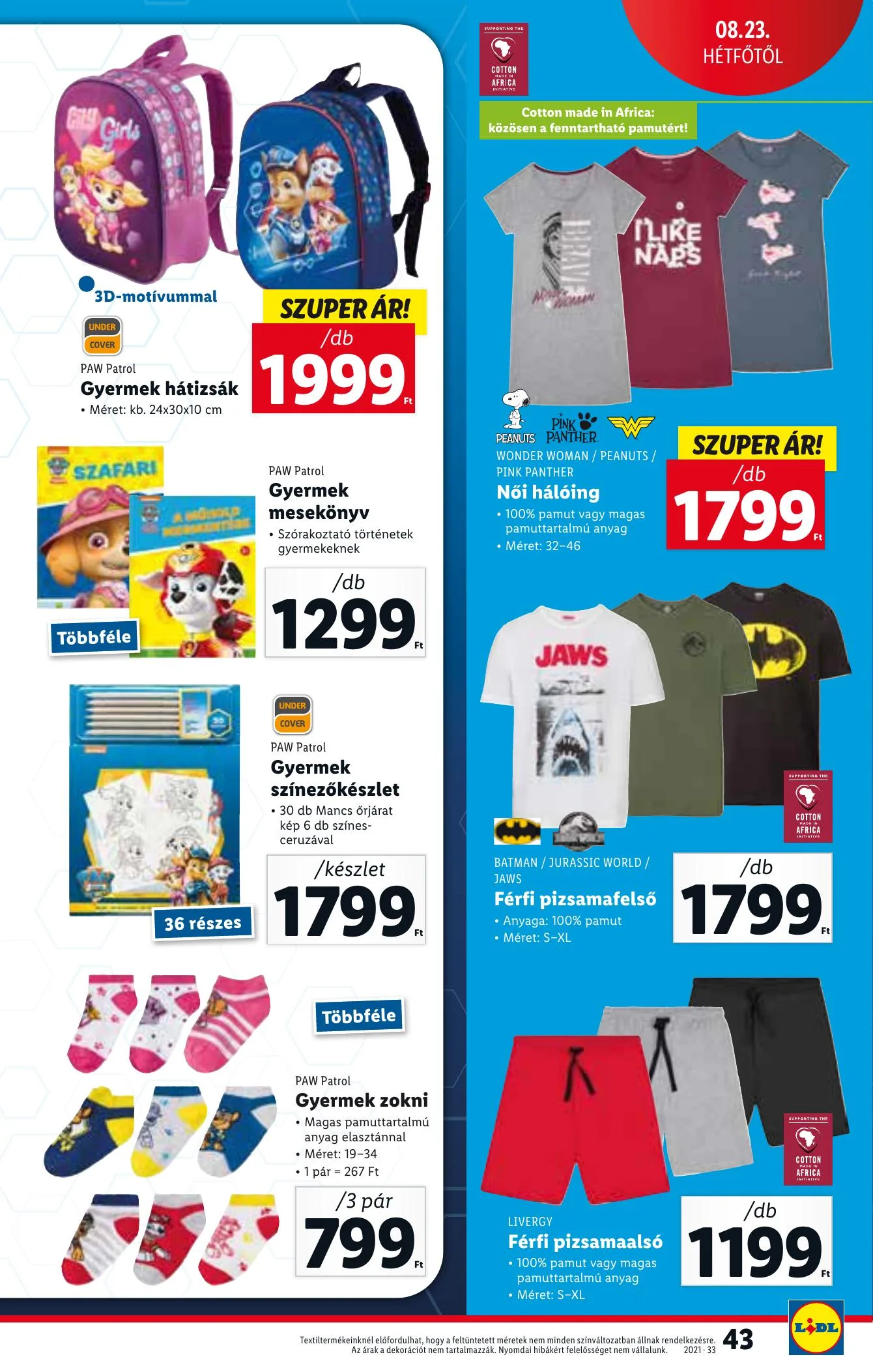 Lidl akciós újság 08.19–08.25 – 43. oldal