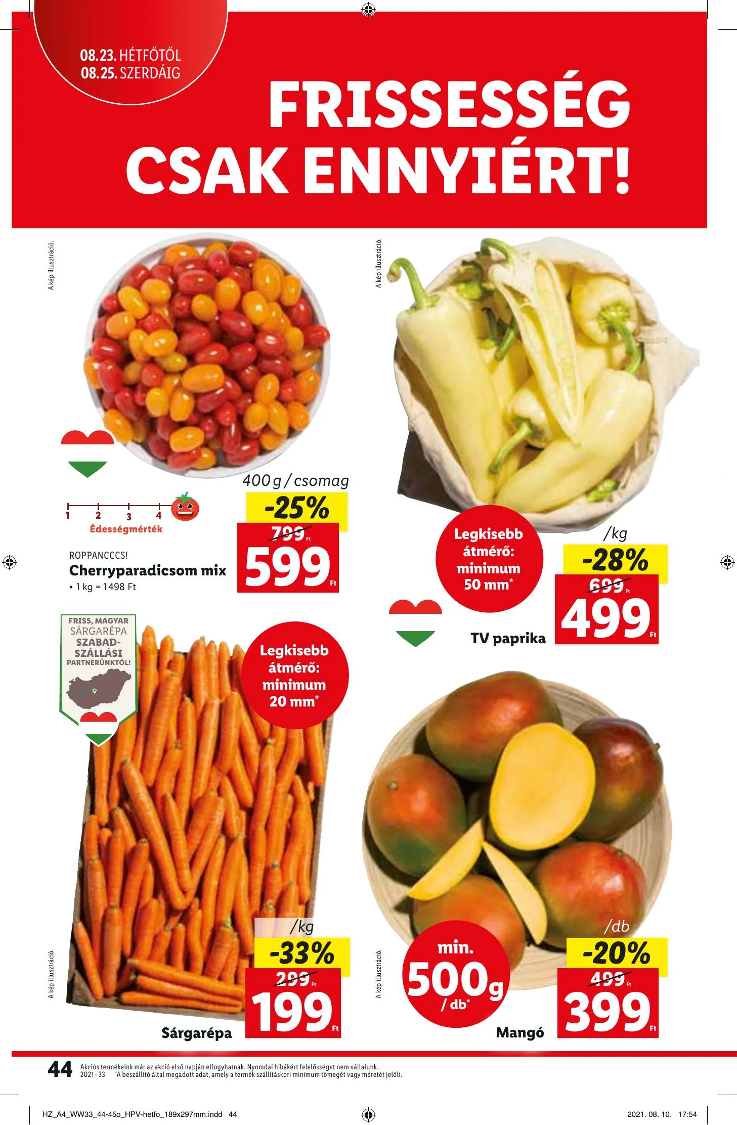Lidl akciós újság 08.19–08.25 – 44. oldal
