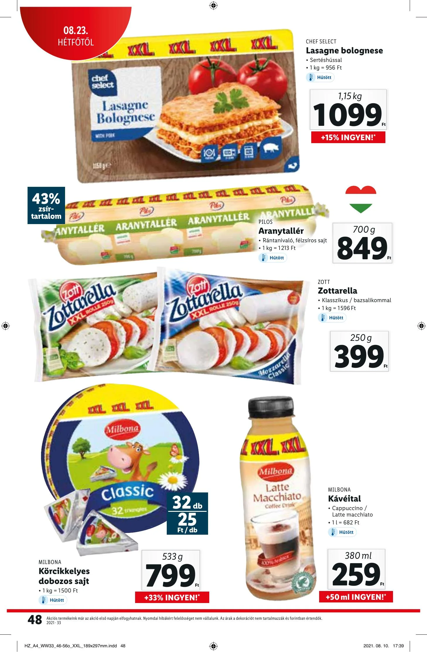 Lidl akciós újság 08.19–08.25 – 48. oldal