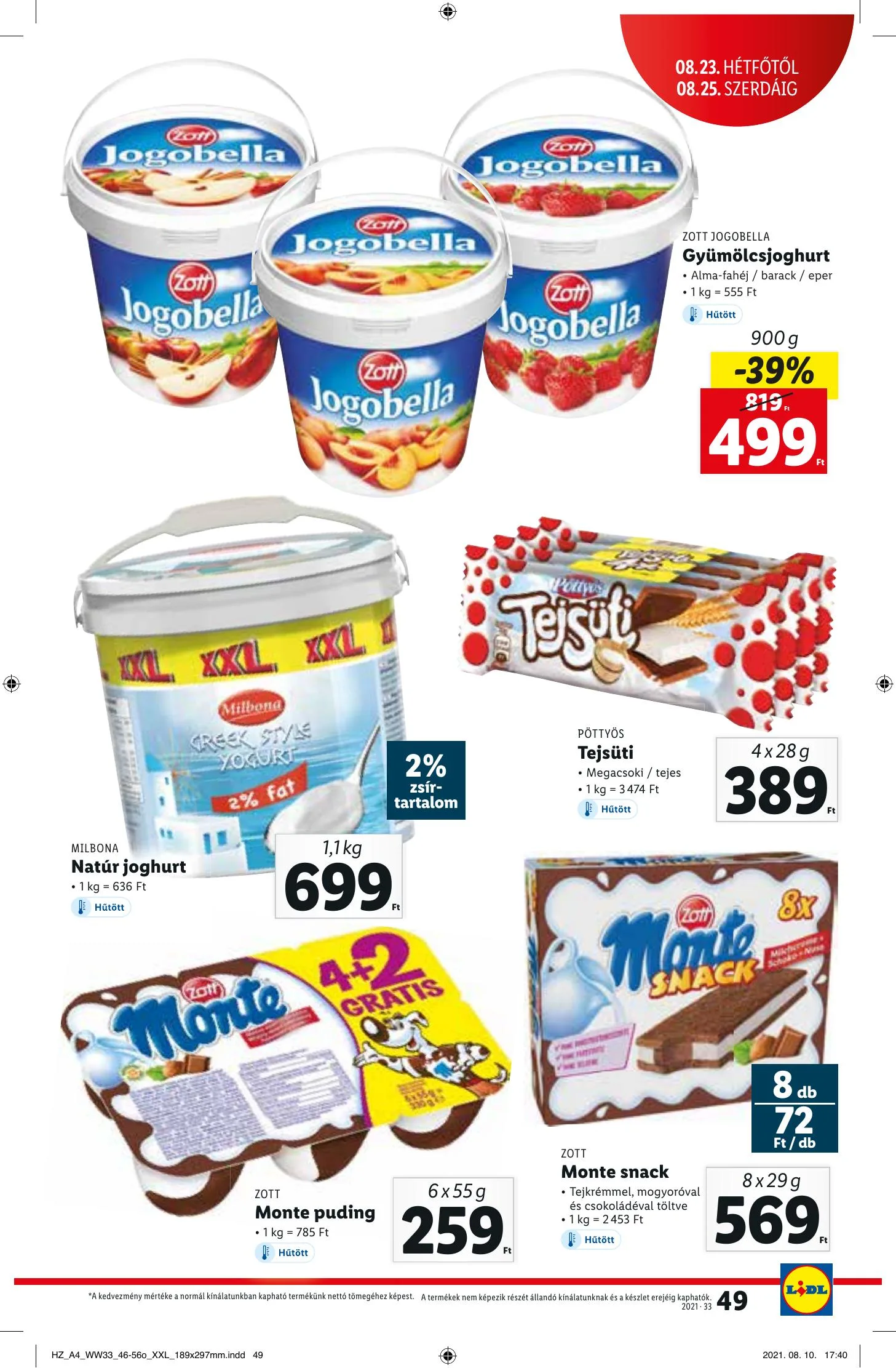 Lidl akciós újság 08.19–08.25 – 49. oldal