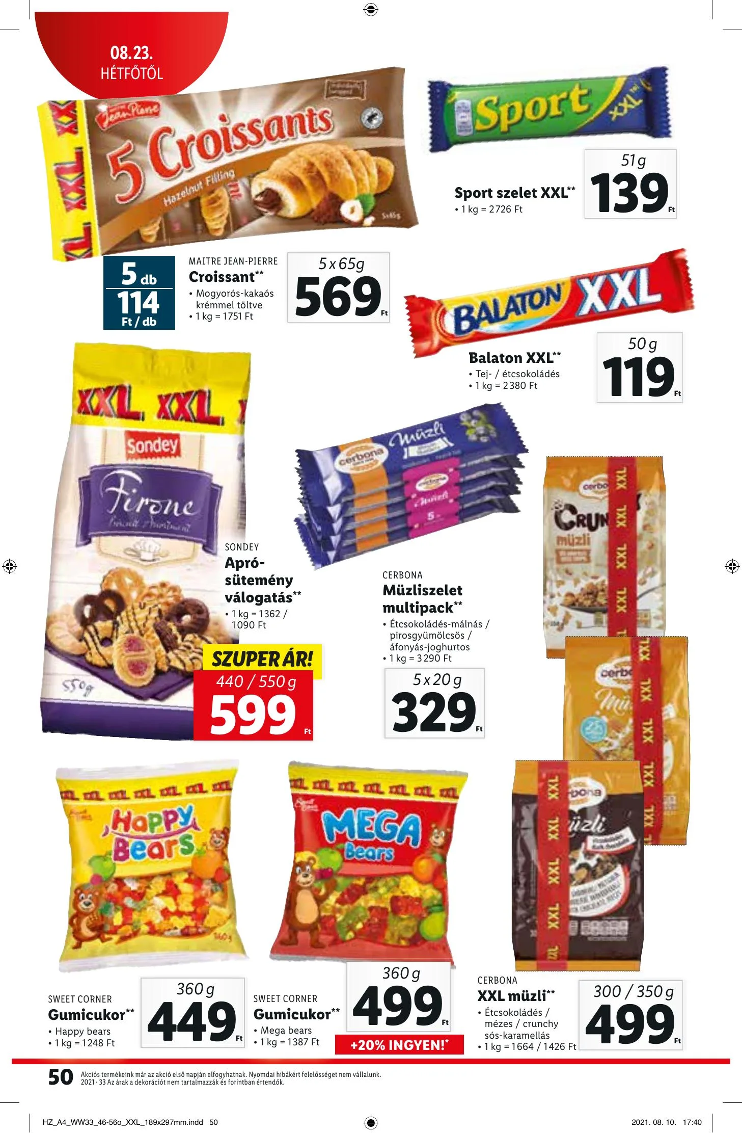 Lidl akciós újság 08.19–08.25 – 50. oldal