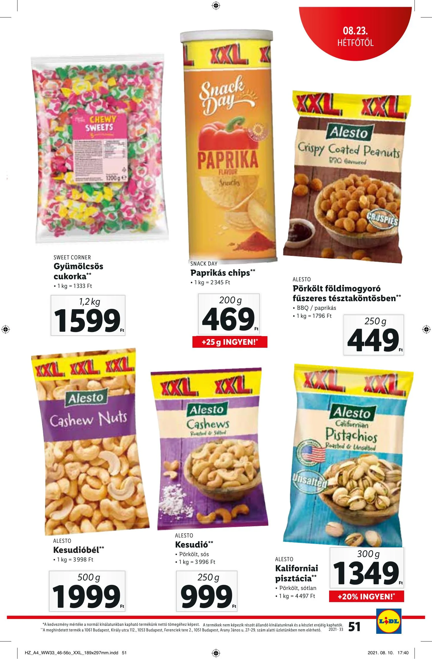Lidl akciós újság 08.19–08.25 – 51. oldal