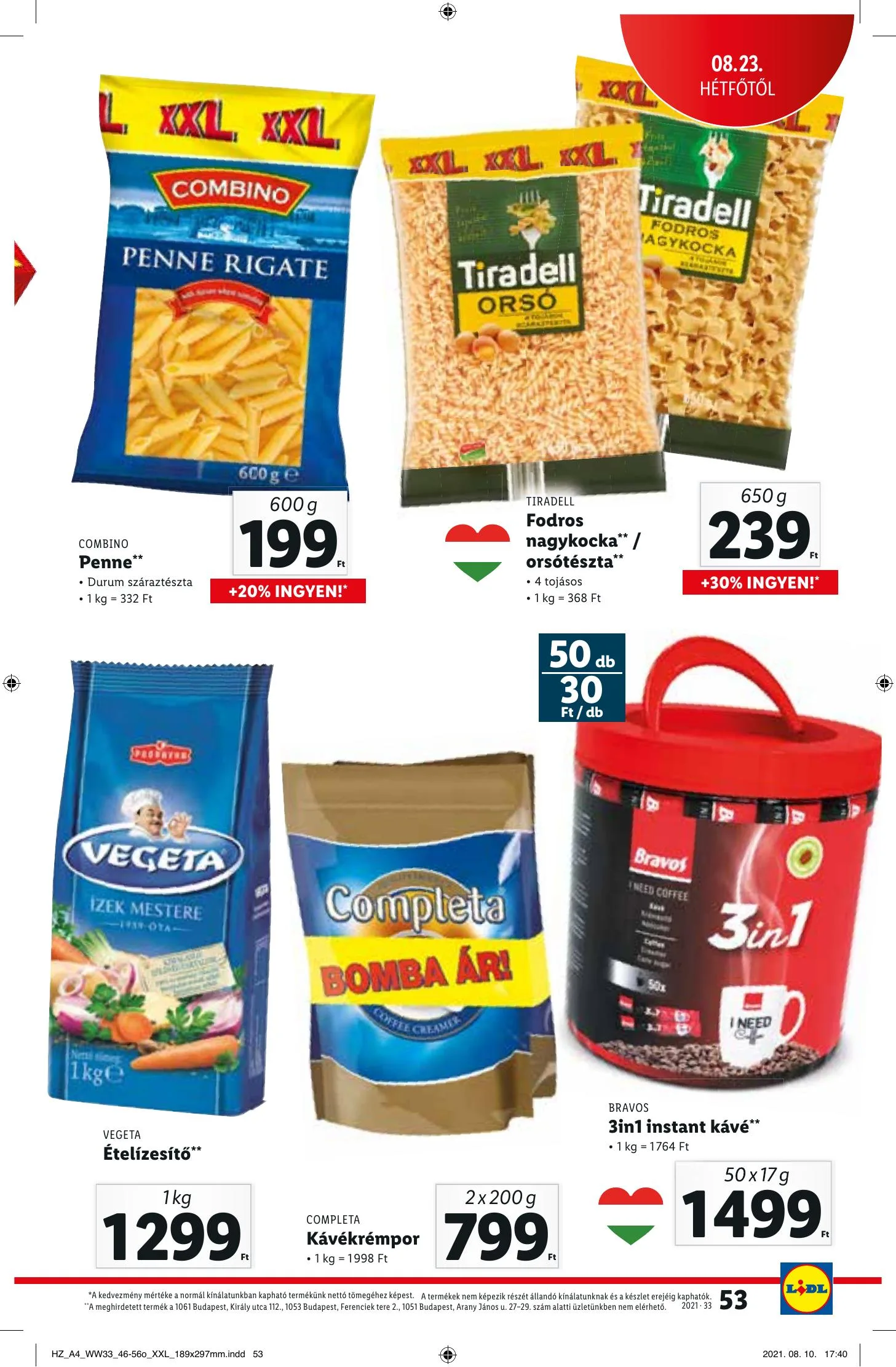 Lidl akciós újság 08.19–08.25 – 53. oldal