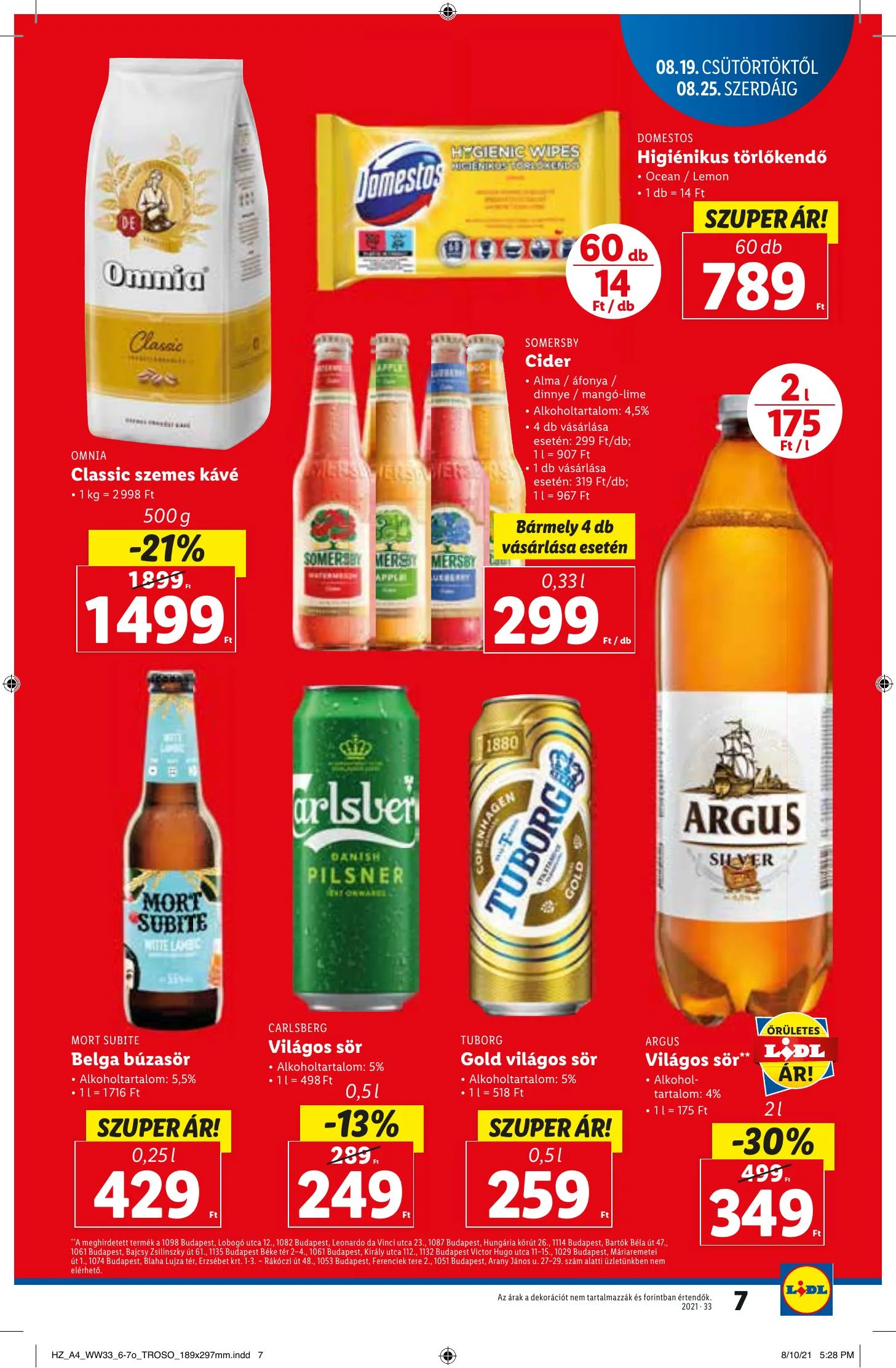 Lidl akciós újság 08.19–08.25 – 7. oldal