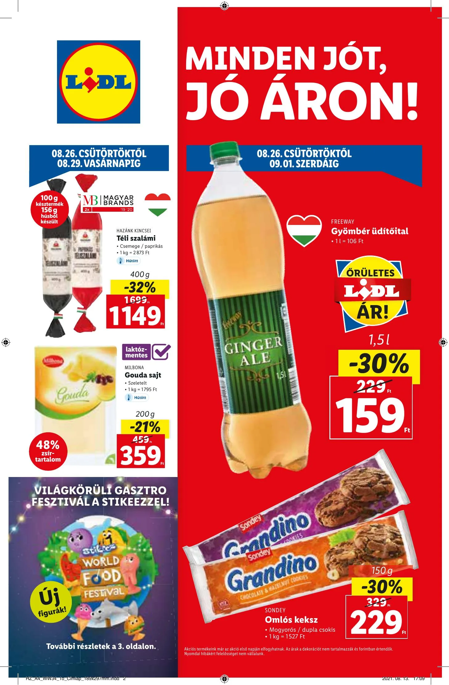Lidl akciós újság 08.26–09.01