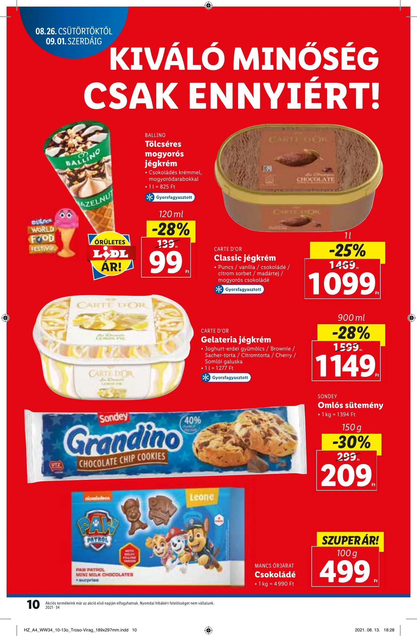 Lidl akciós újság 08.26–09.01 – 10. oldal