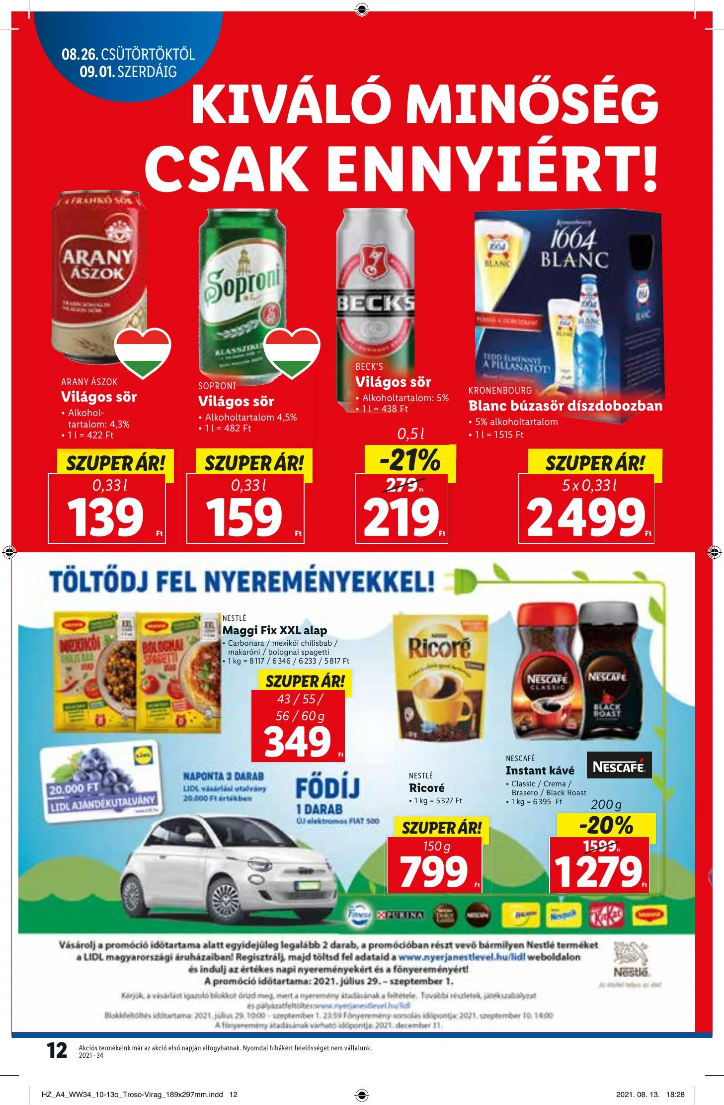 Lidl akciós újság 08.26–09.01 – 12. oldal