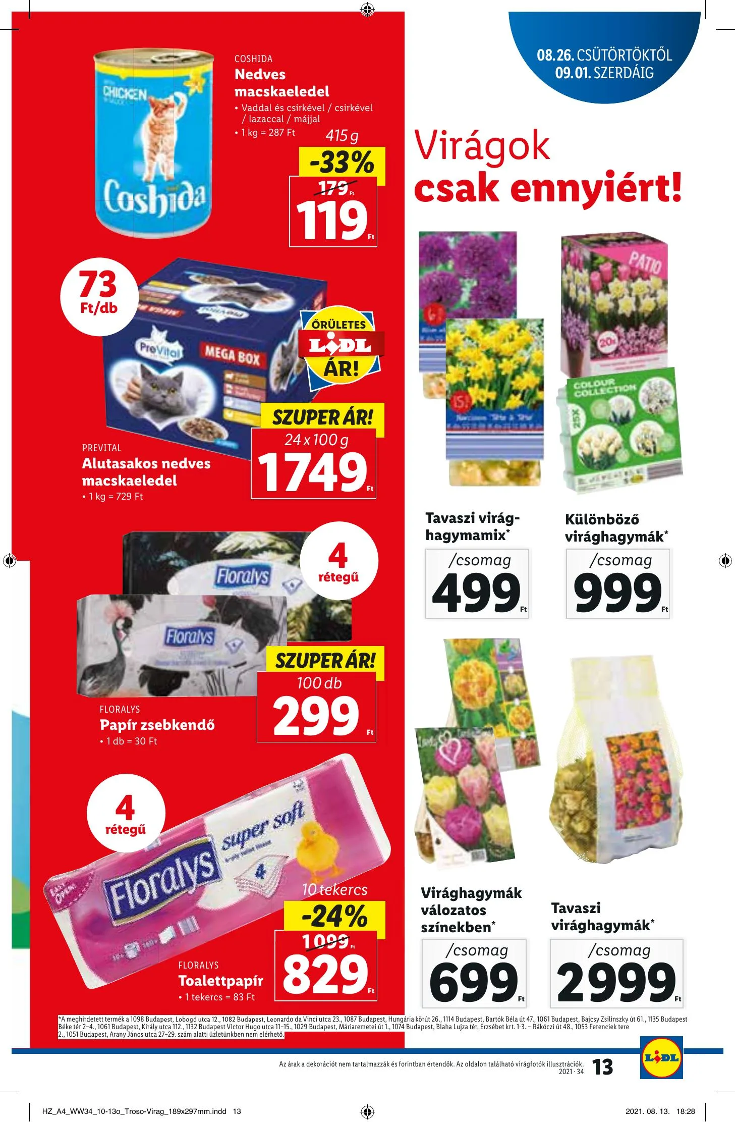 Lidl akciós újság 08.26–09.01 – 13. oldal