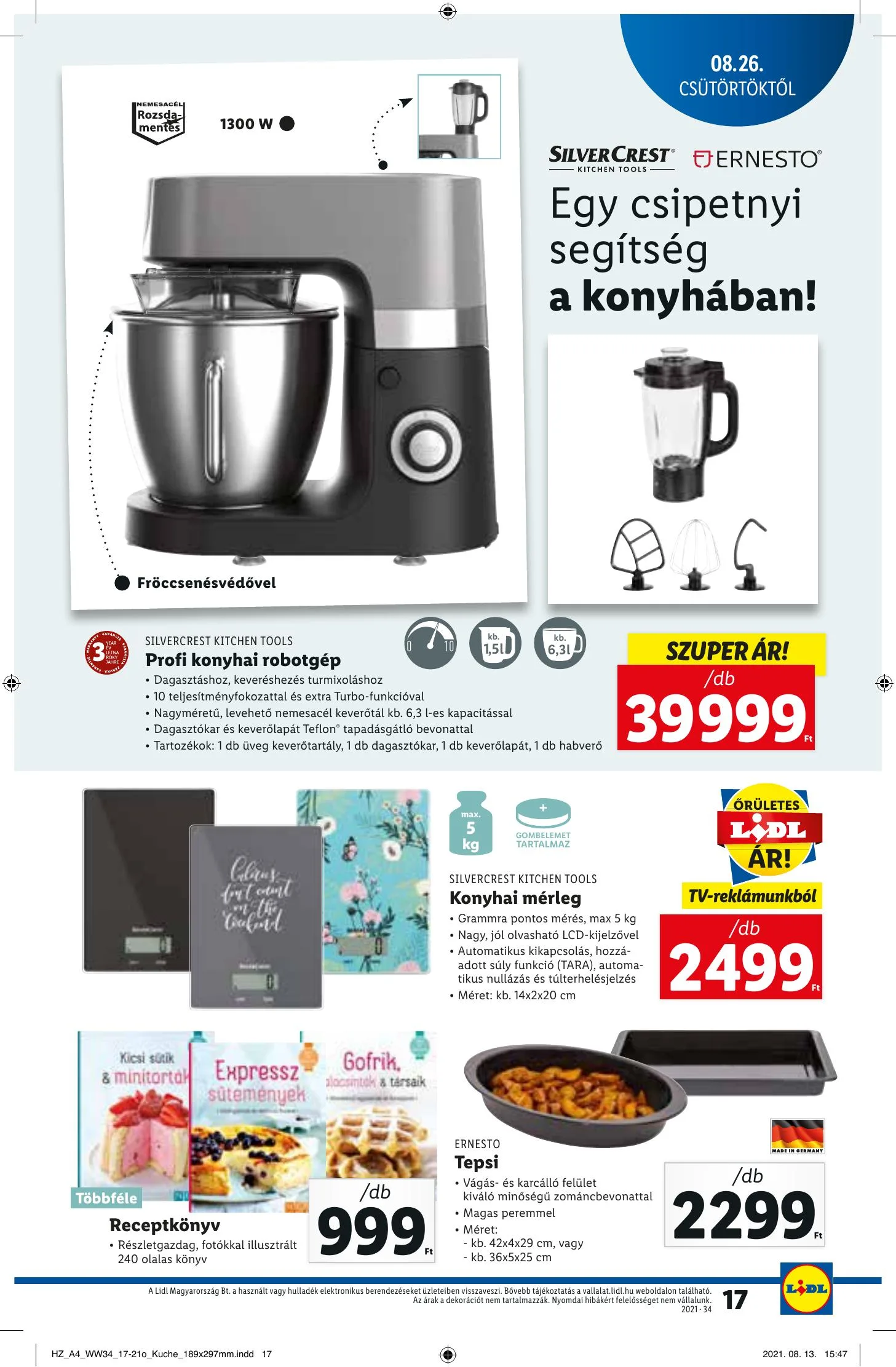 Lidl akciós újság 08.26–09.01 – 17. oldal