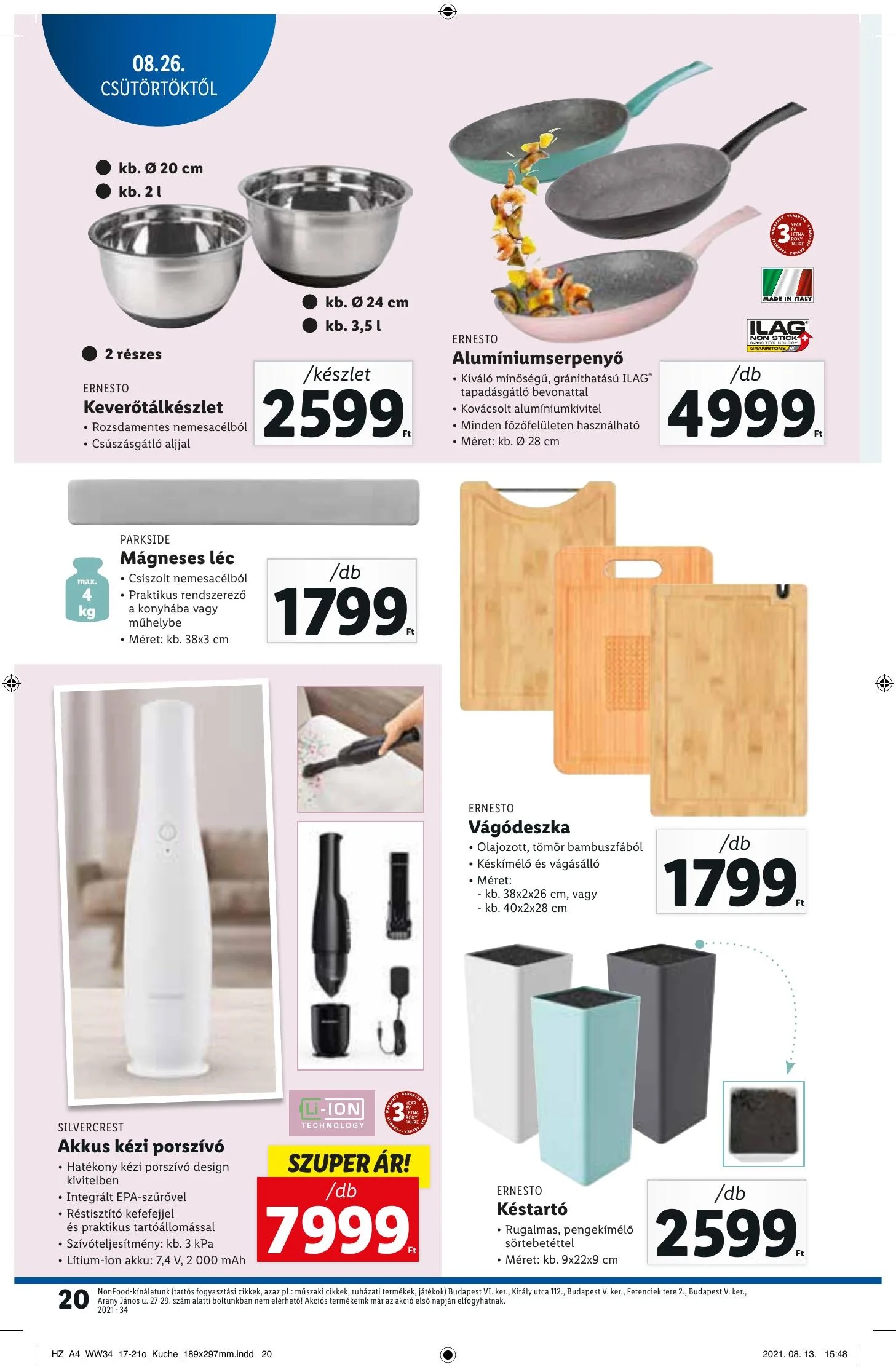 Lidl akciós újság 08.26–09.01 – 20. oldal