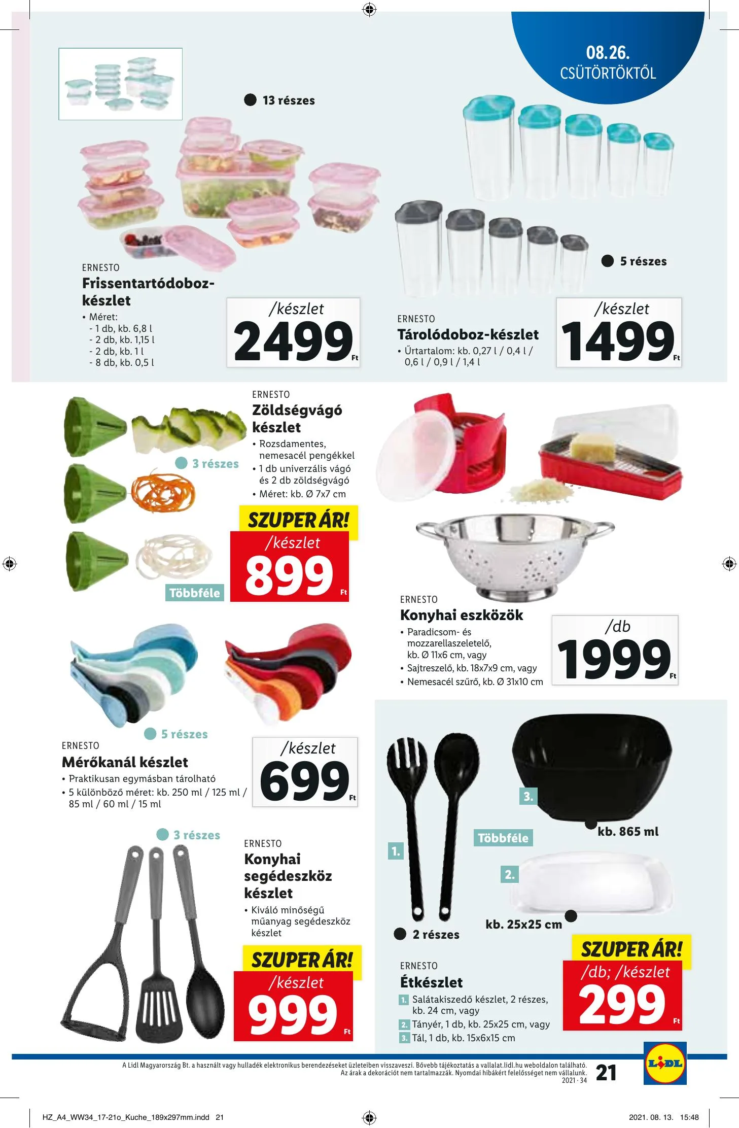Lidl akciós újság 08.26–09.01 – 21. oldal