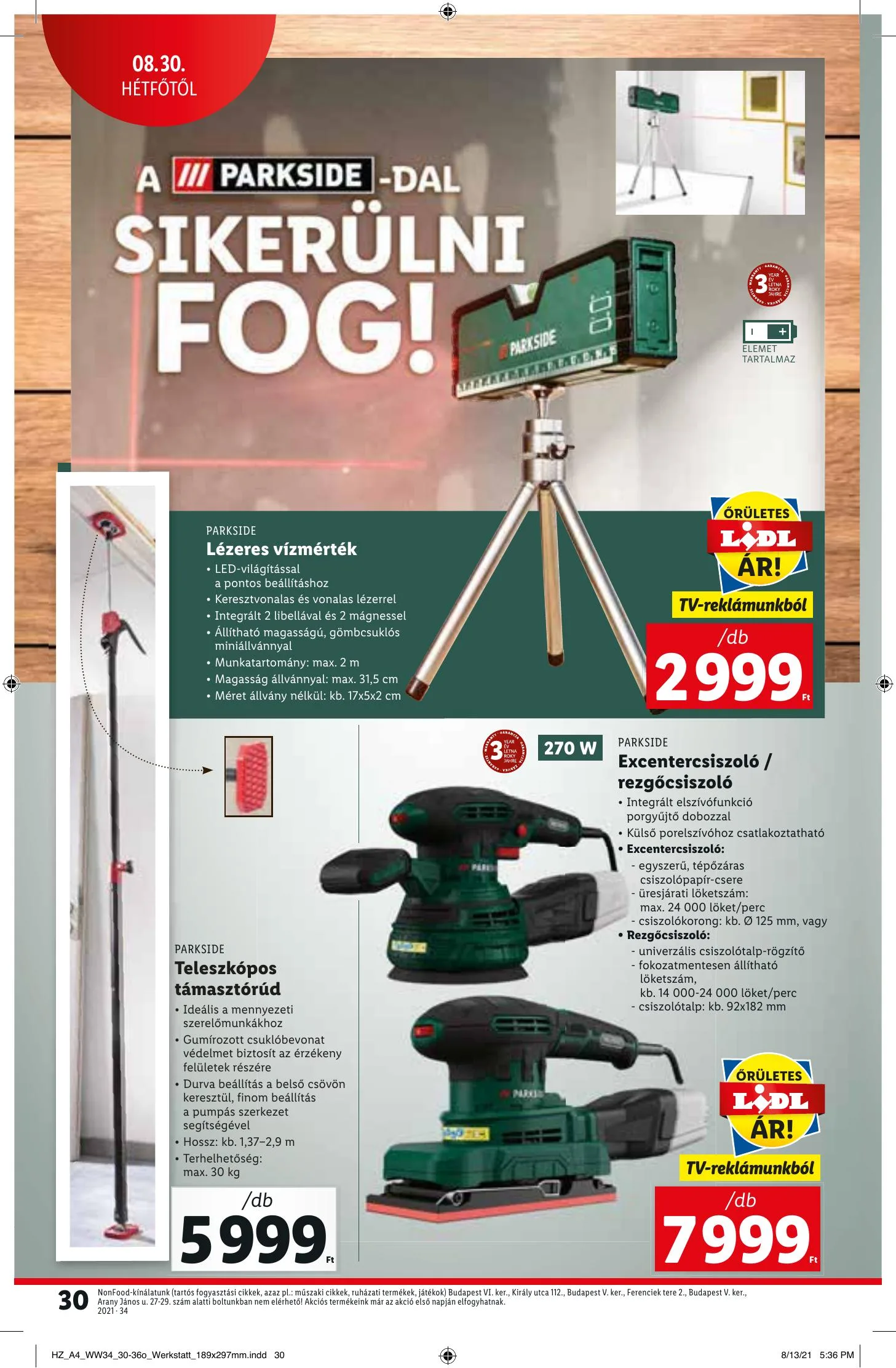 Lidl akciós újság 08.26–09.01 – 30. oldal