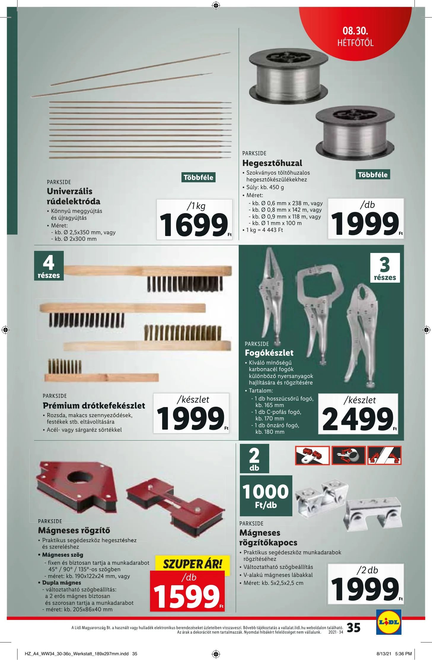 Lidl akciós újság 08.26–09.01 – 35. oldal