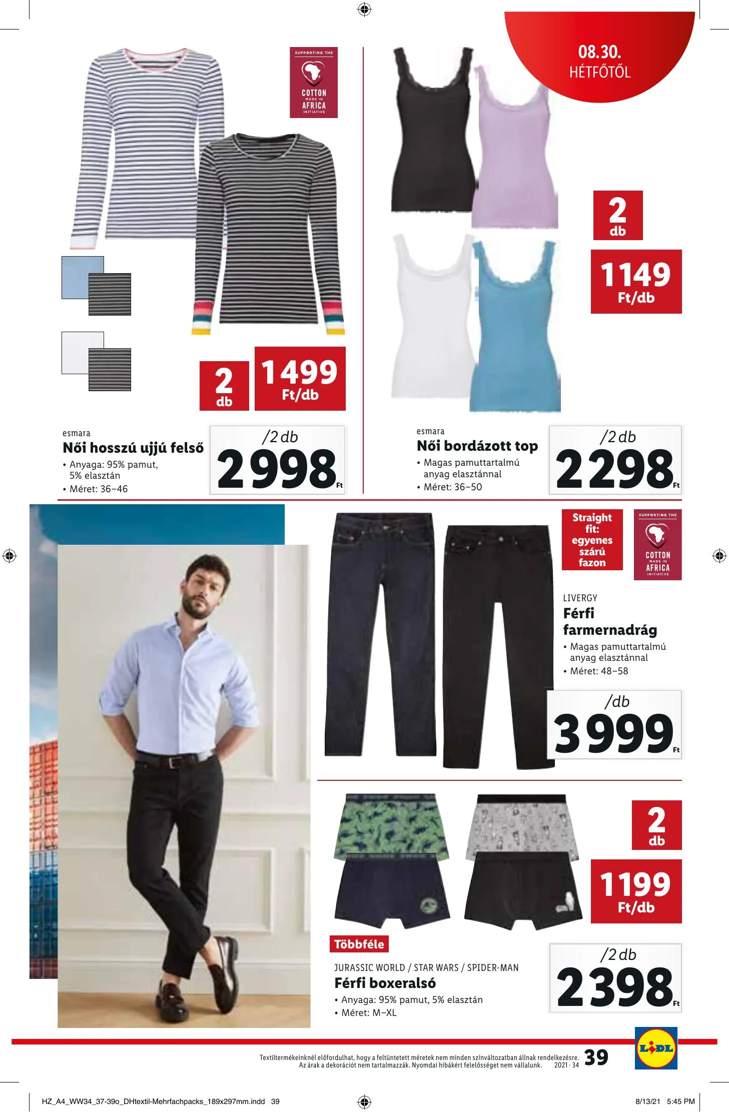 Lidl akciós újság 08.26–09.01 – 39. oldal