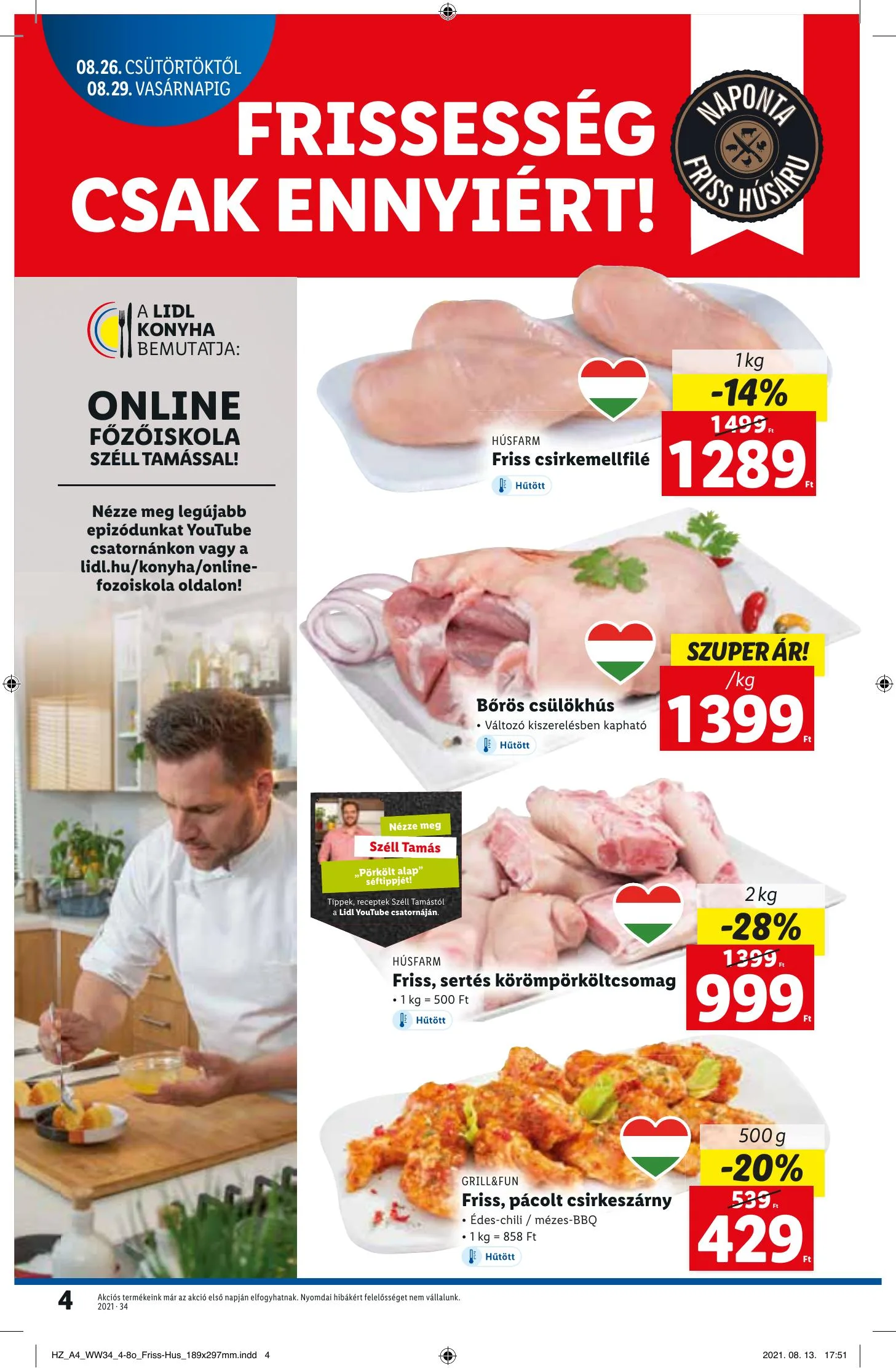 Lidl akciós újság 08.26–09.01 – 4. oldal