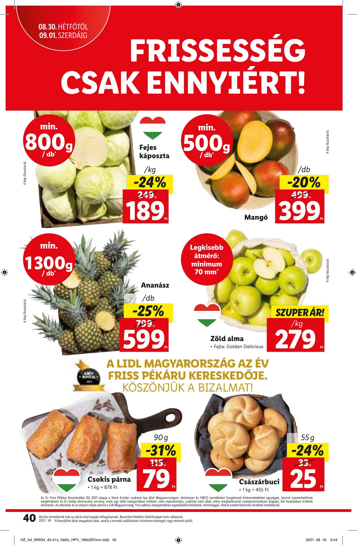 Lidl akciós újság 08.26–09.01 – 40. oldal