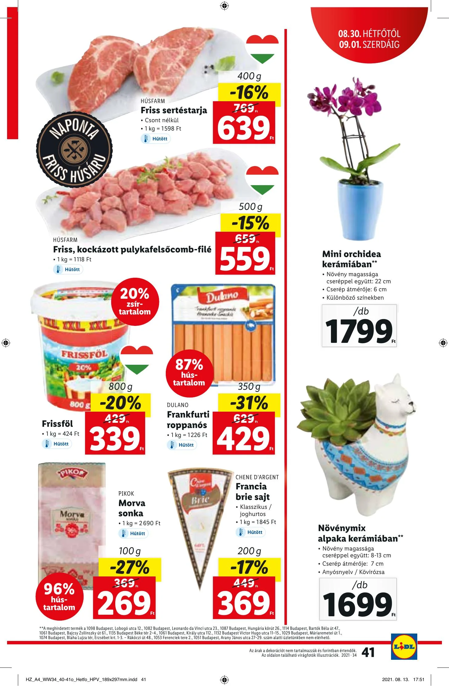 Lidl akciós újság 08.26–09.01 – 41. oldal