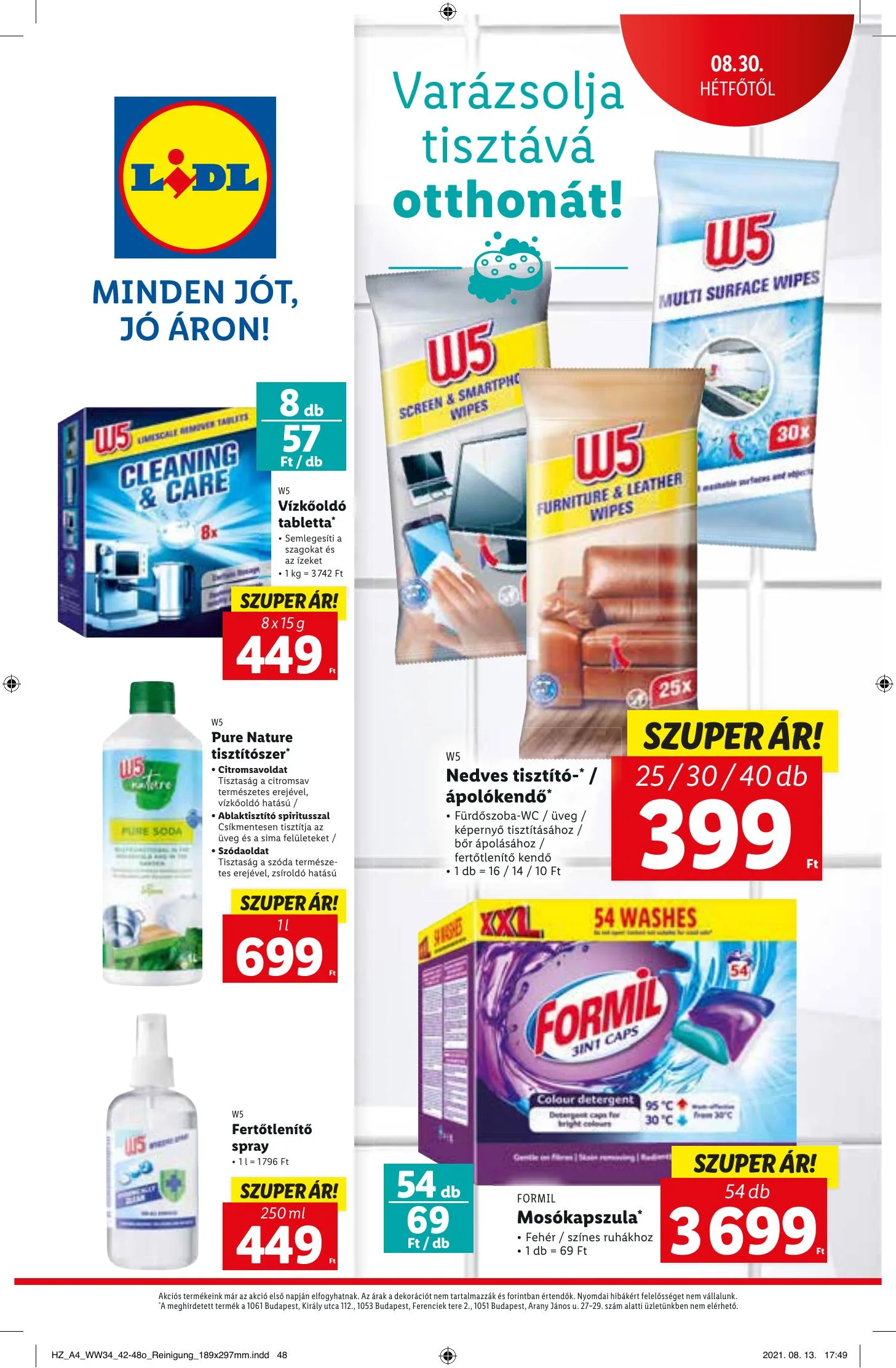 Lidl akciós újság 08.26–09.01 – 48. oldal