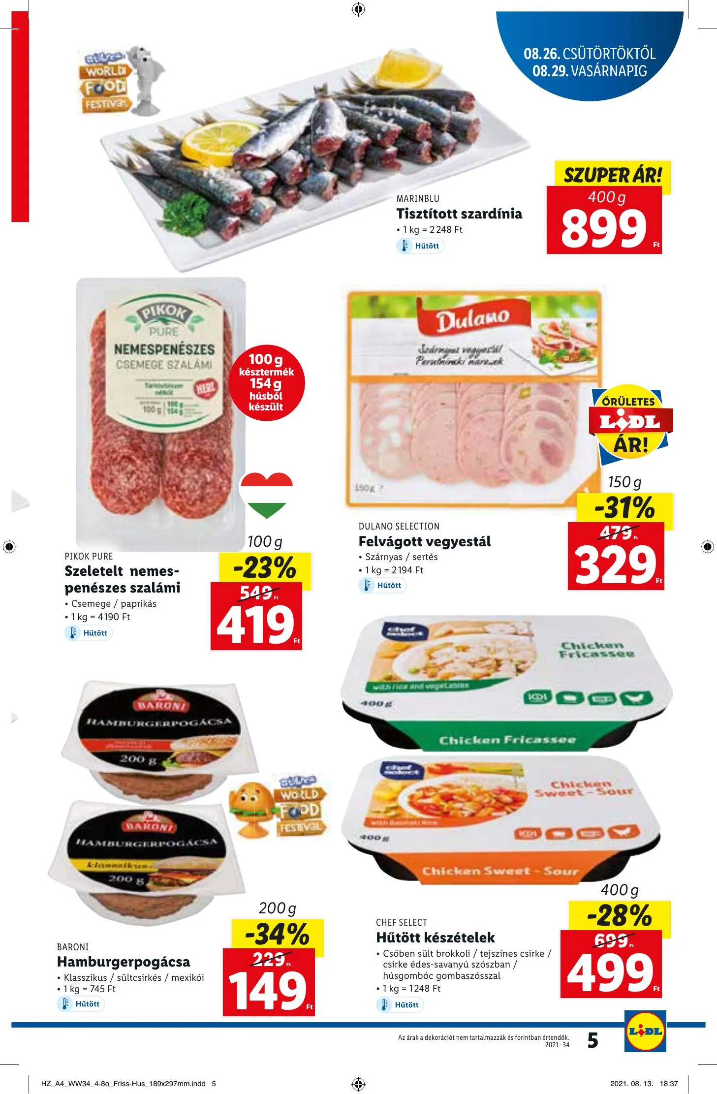 Lidl akciós újság 08.26–09.01 – 5. oldal