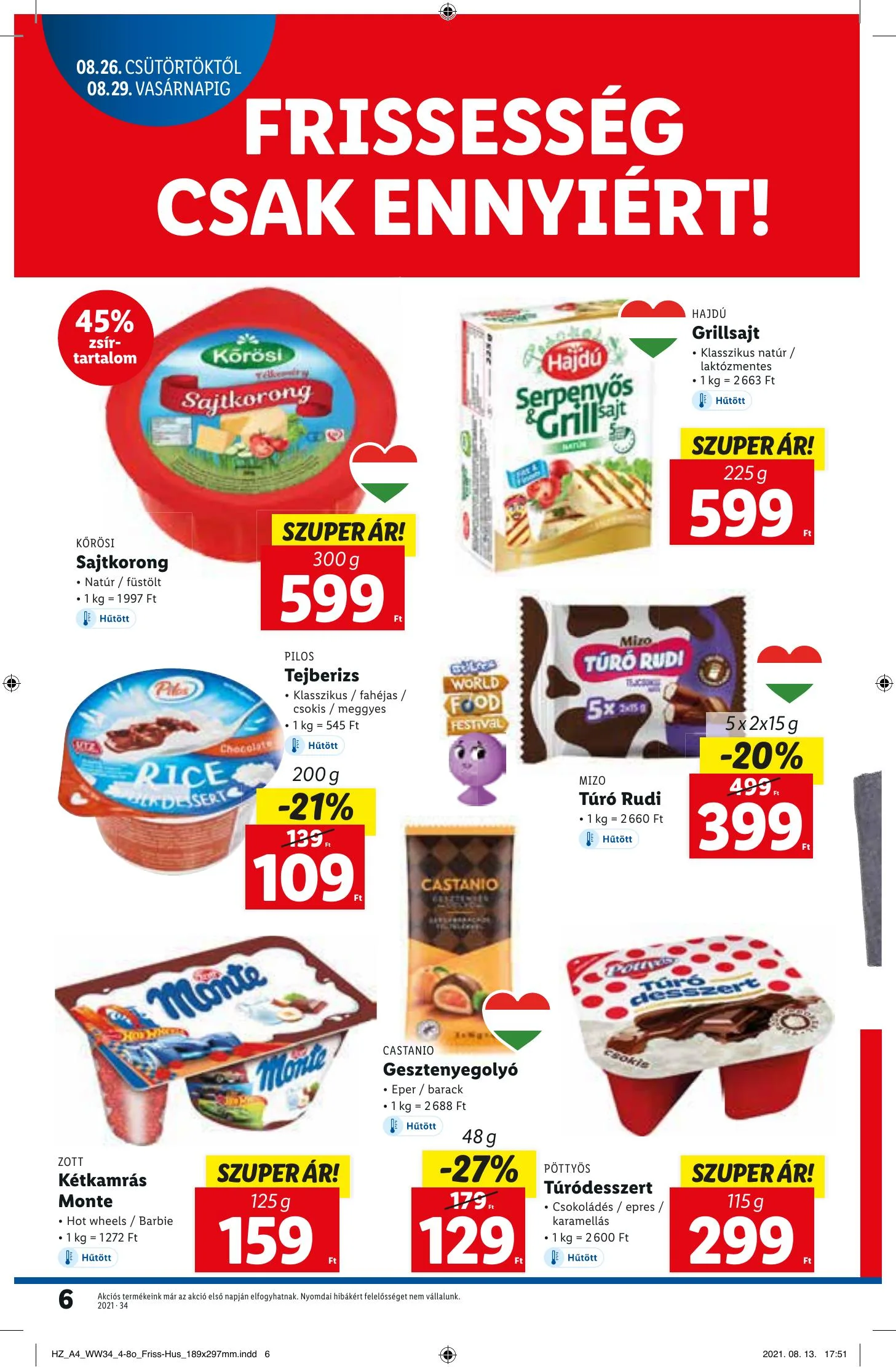 Lidl akciós újság 08.26–09.01 – 6. oldal