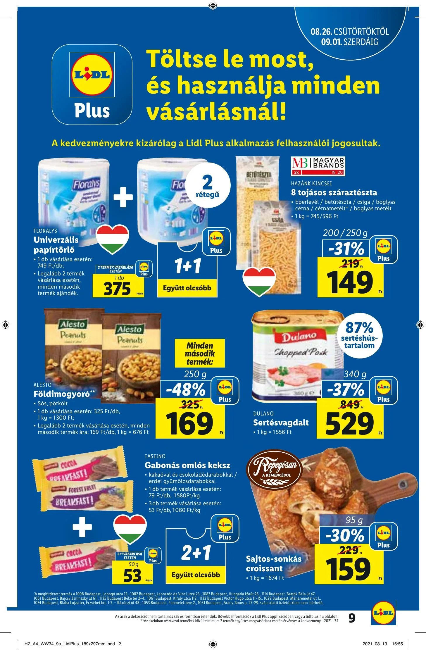 Lidl akciós újság 08.26–09.01 – 9. oldal