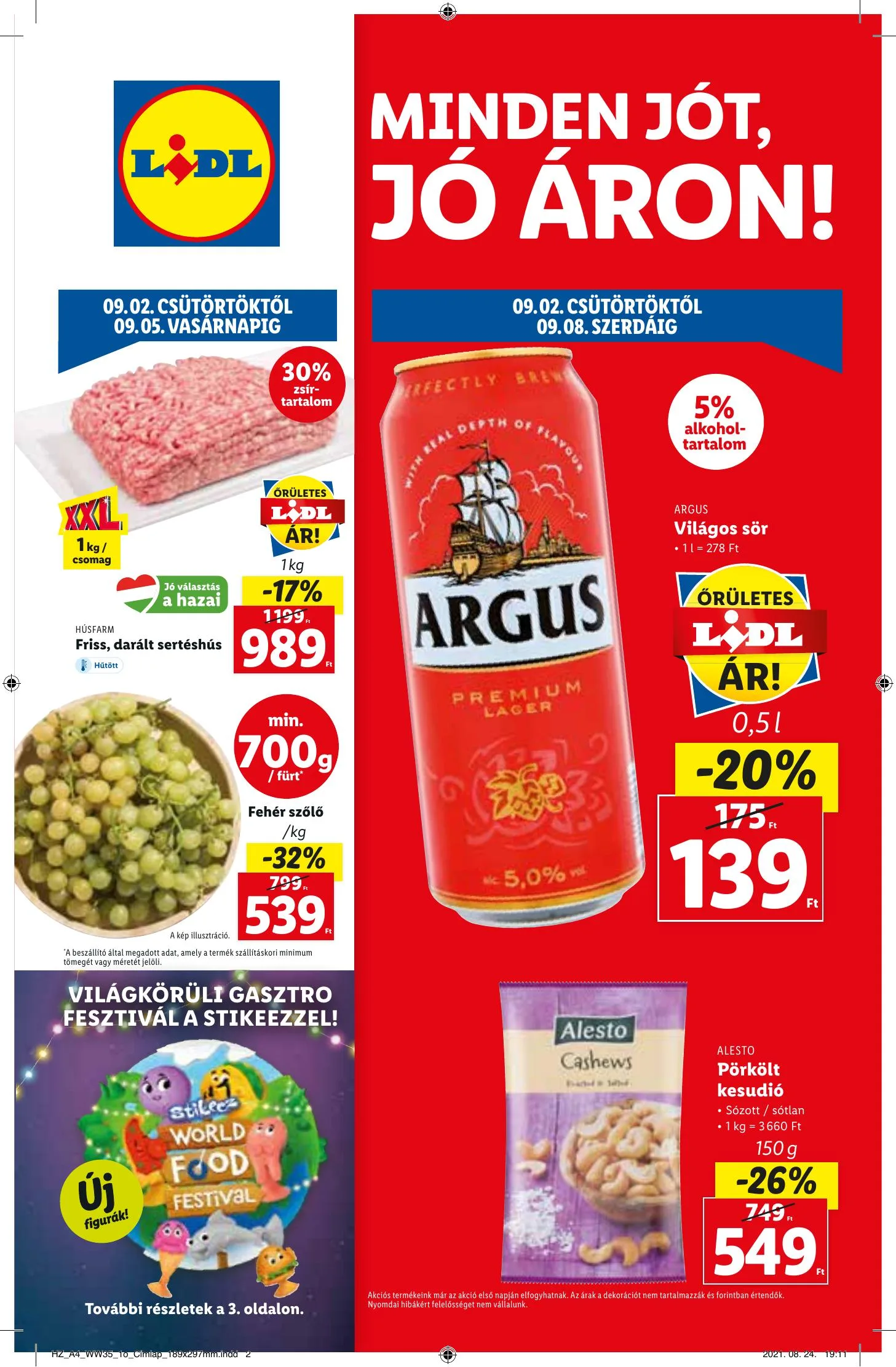 Lidl akciós újság 09.02–09.08