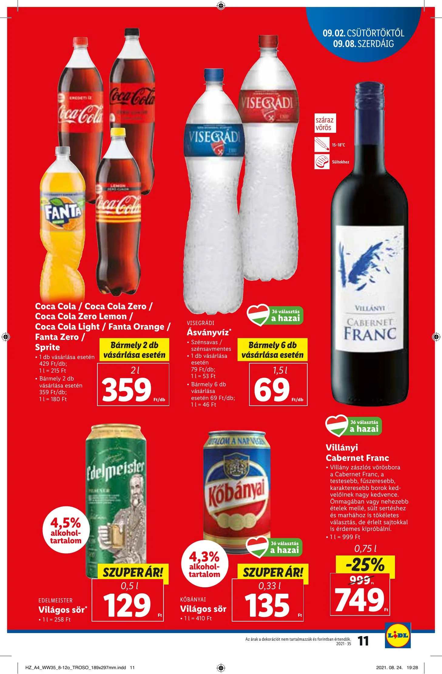 Lidl akciós újság 09.02–09.08 – 11. oldal