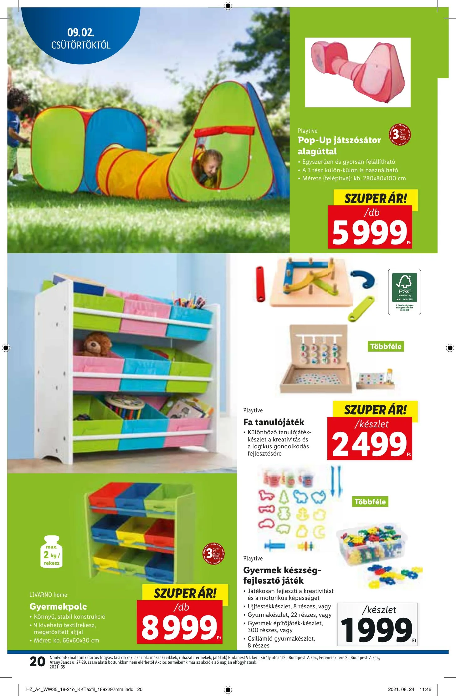 Lidl akciós újság 09.02–09.08 – 20. oldal